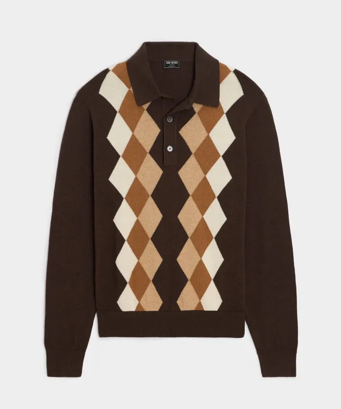 Palms Sweater Polo made by Todd Snyder