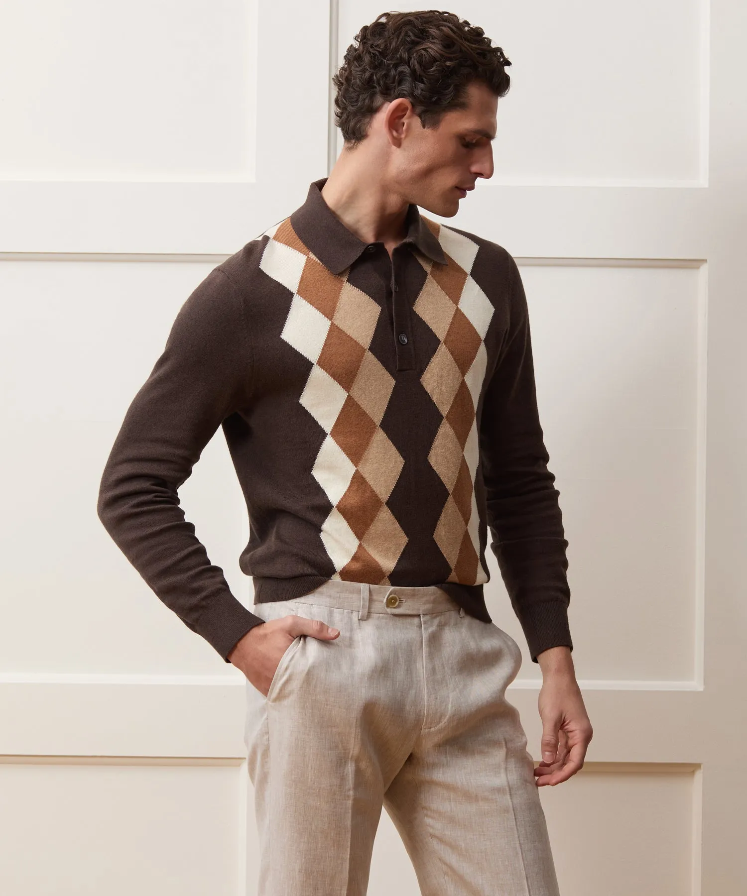 Palms Sweater Polo sold by Todd Snyder product image thumbnail 2