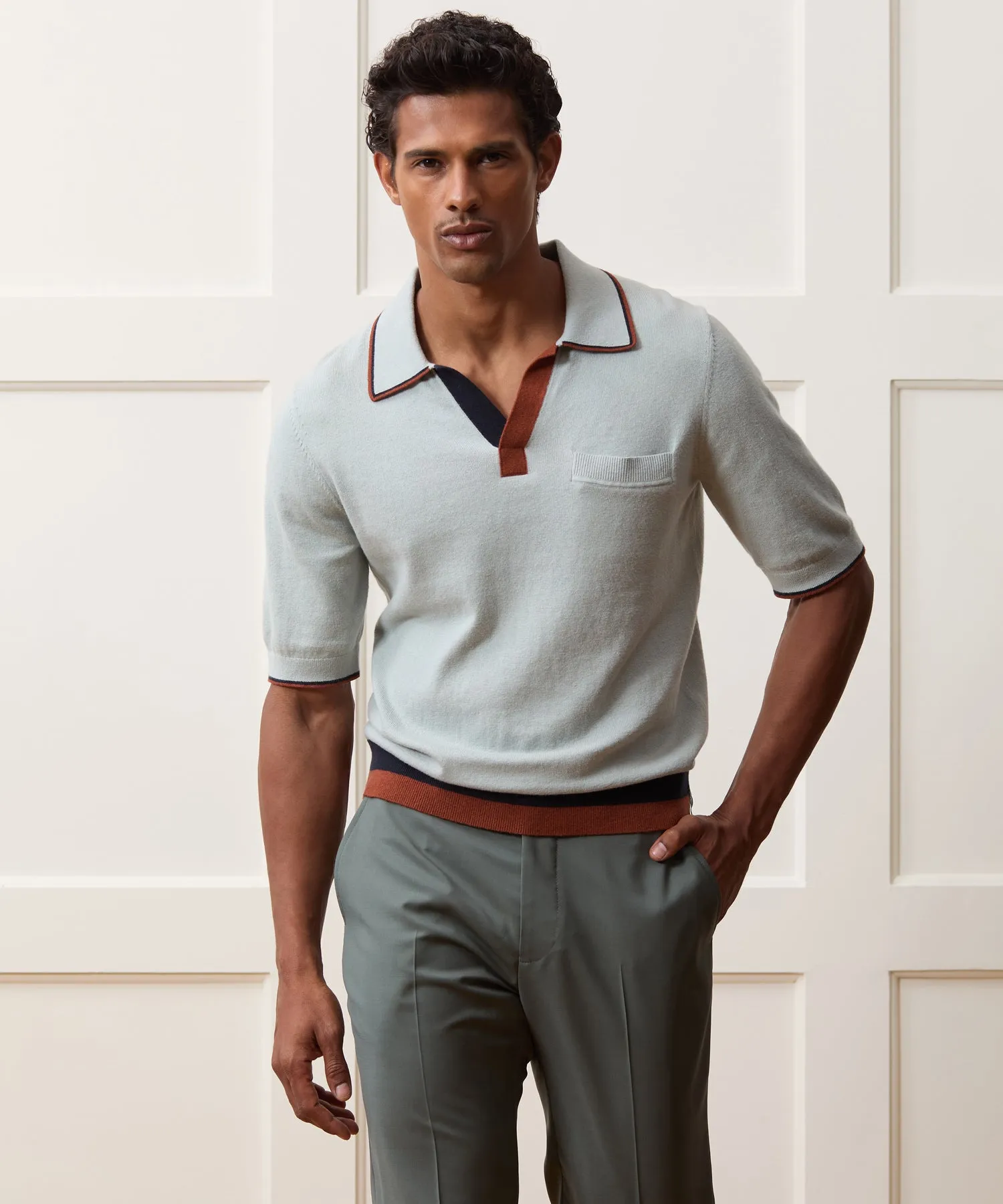 Sedona Sweater Polo sold by Todd Snyder product image thumbnail 2