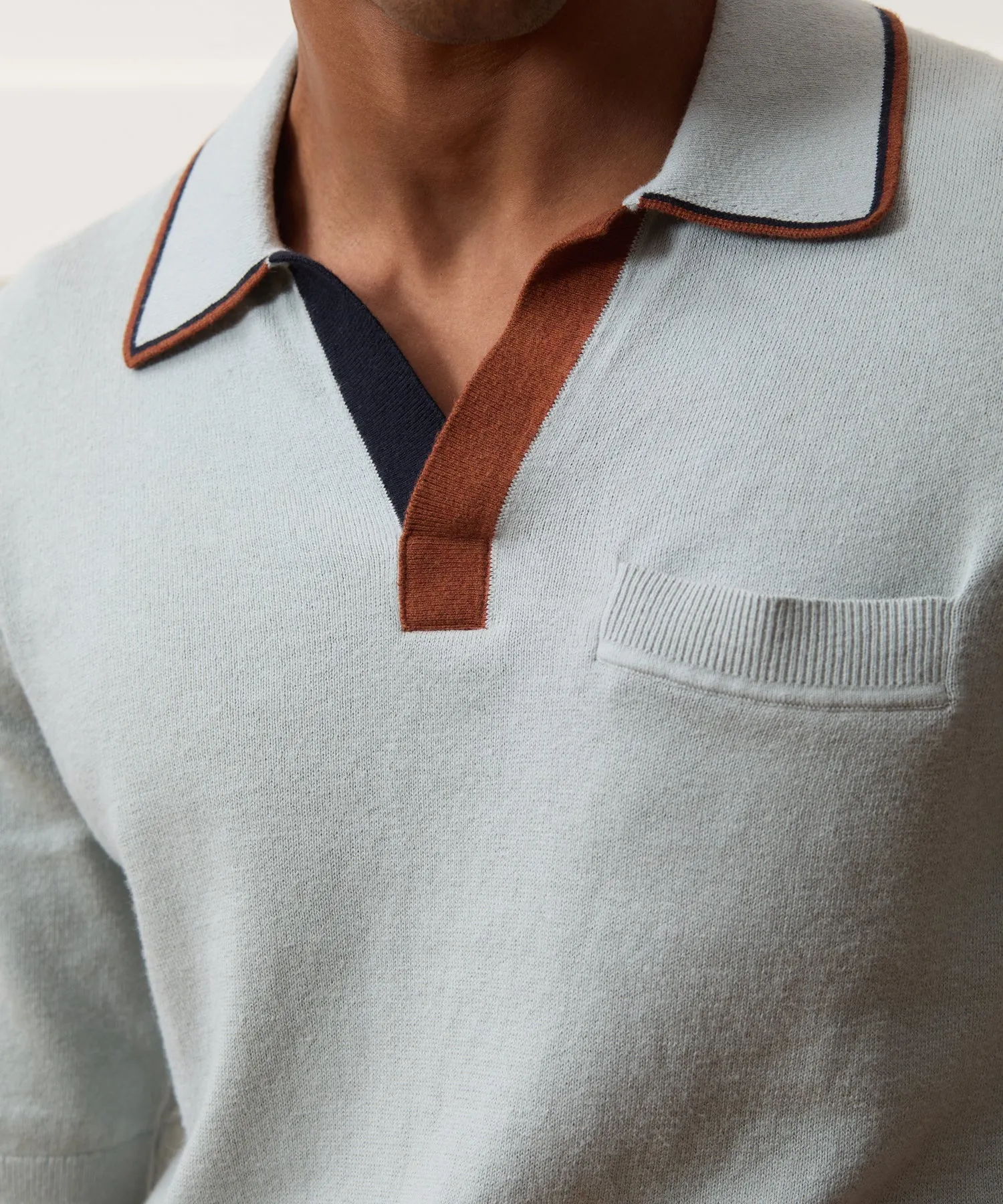 Sedona Sweater Polo sold by Todd Snyder product image thumbnail 3