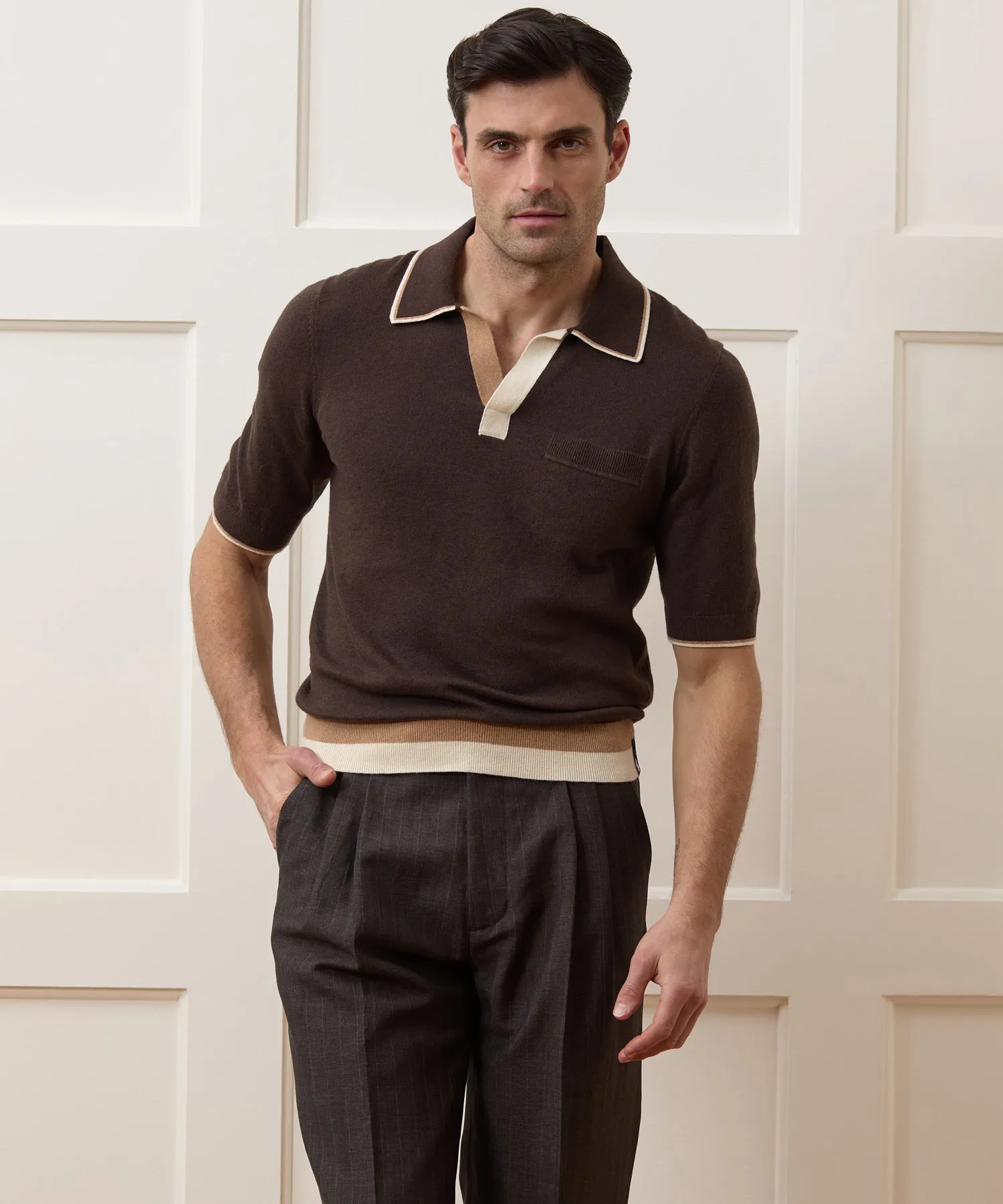 Sedona Sweater Polo sold by Todd Snyder product image thumbnail 3