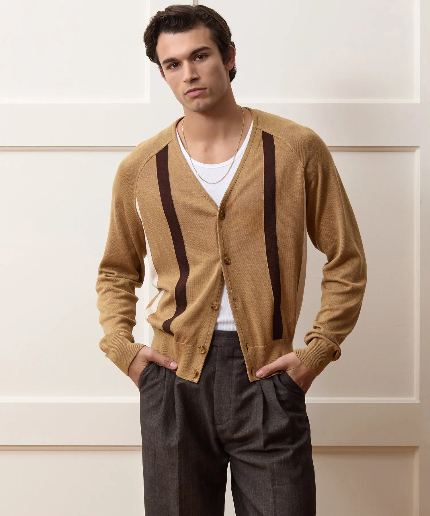 Silk-Cotton Cardigan sold by Todd Snyder product image thumbnail 2