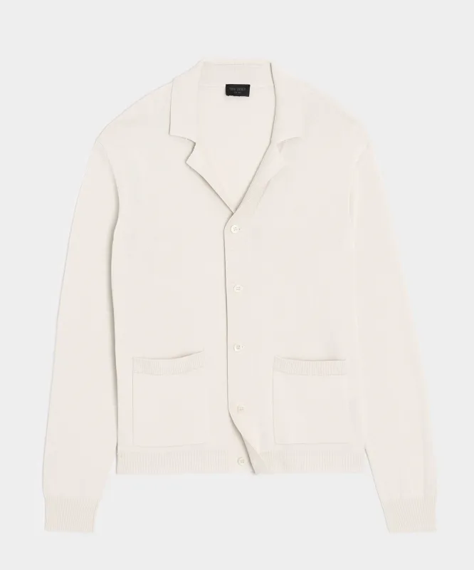 Silk-Cotton Sweater Jacket sold by Todd Snyder