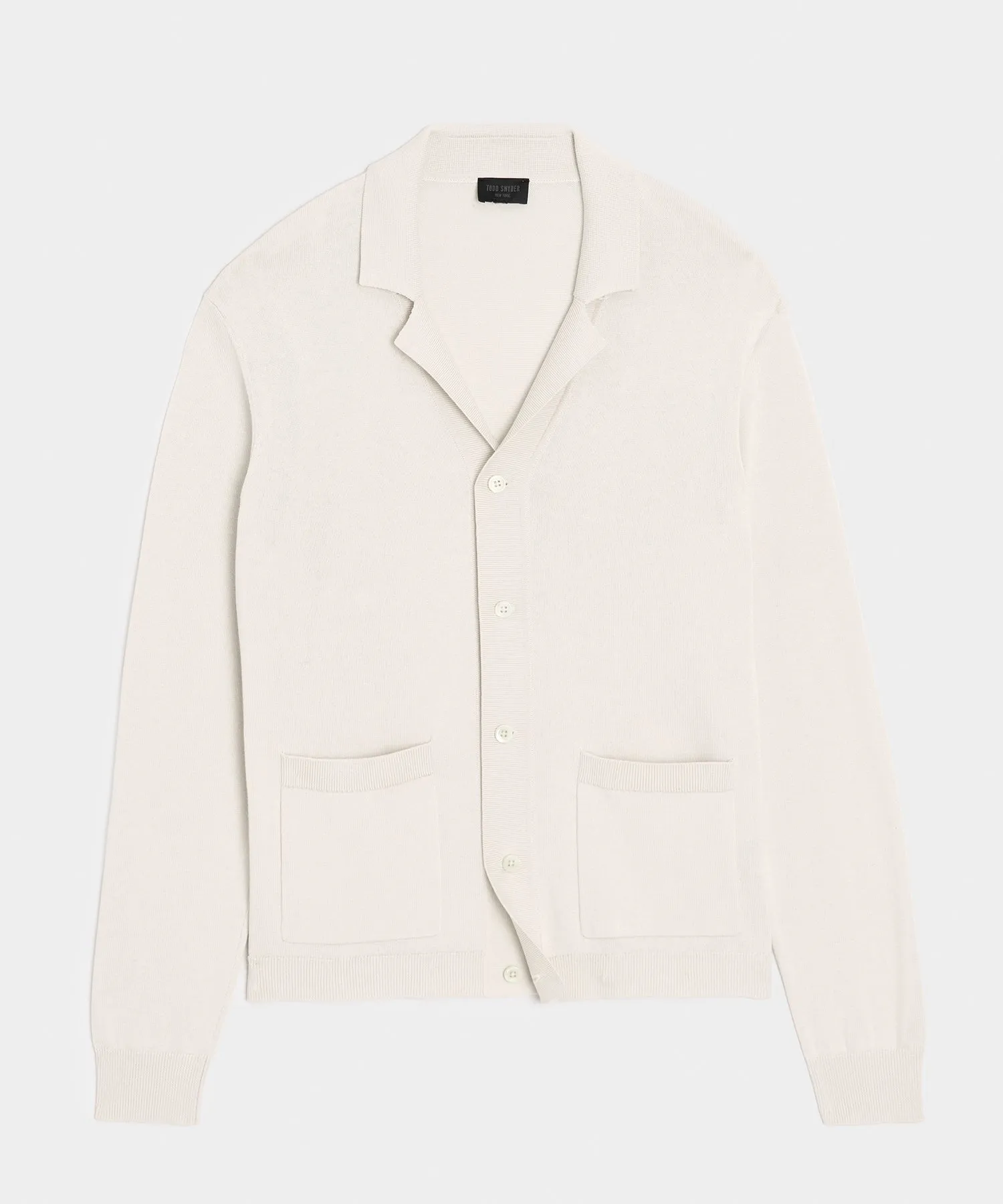 Silk-Cotton Sweater Jacket sold by Todd Snyder