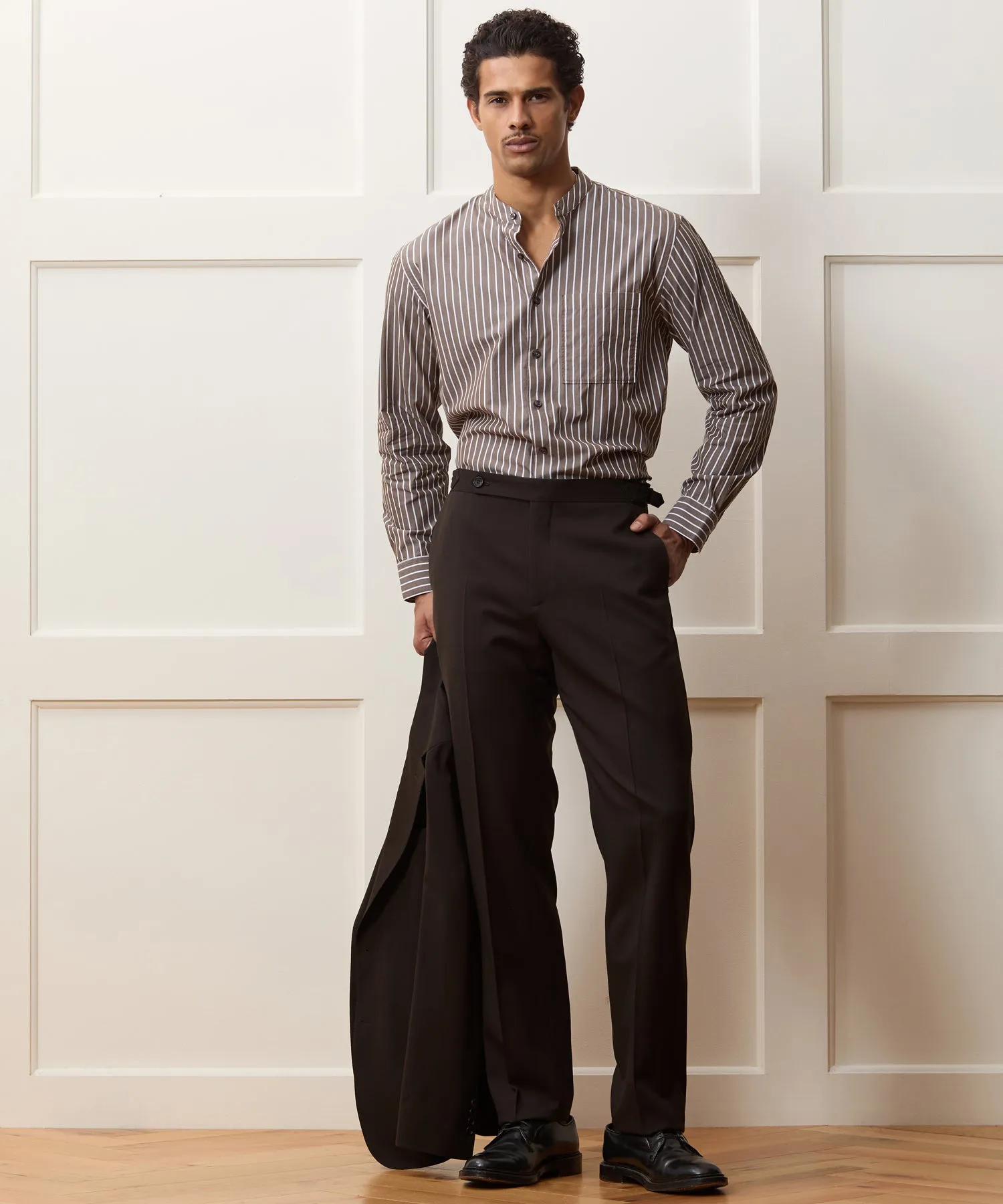 Italian Gabardine Side Tab Trouser sold by Todd Snyder product image thumbnail 3