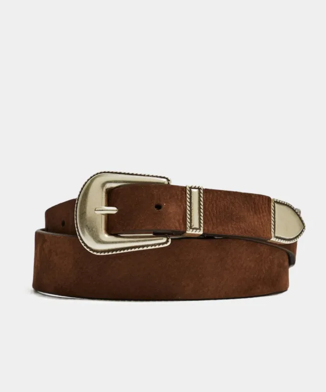 Anderson's Suede Western Belt made by Anderson's