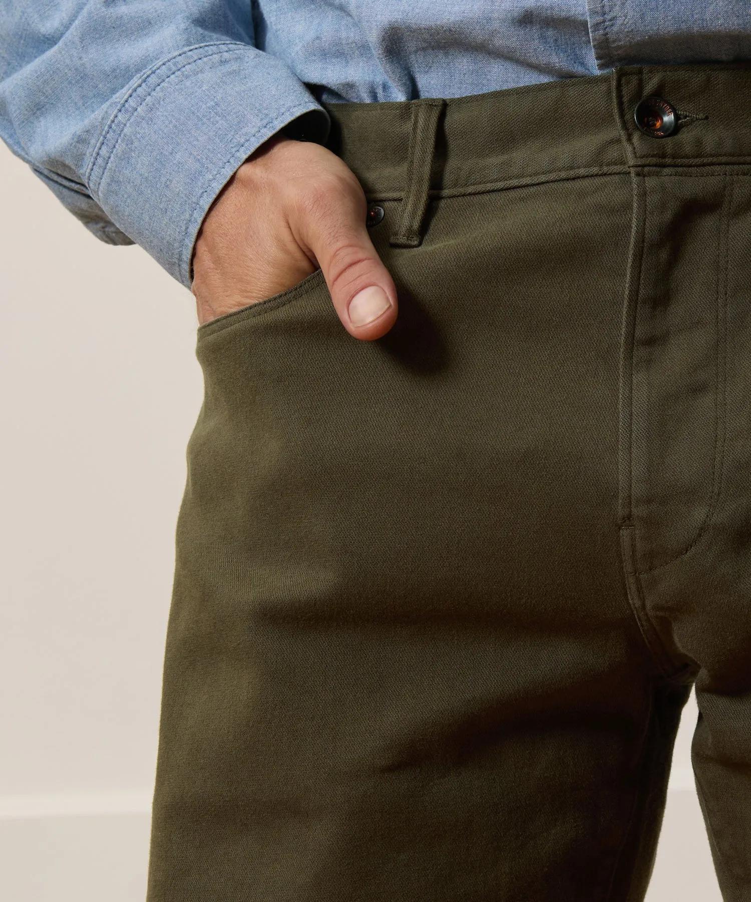 Slim Fit 5-Pocket Chino sold by Todd Snyder product image thumbnail 4