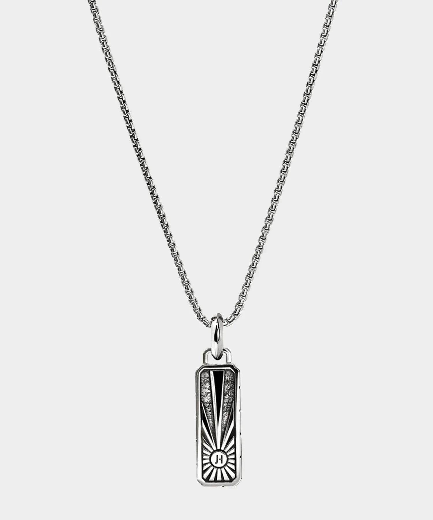 John Hardy Sterling Silver Tiger Eye Talisman Necklace sold by Todd Snyder product image thumbnail 3