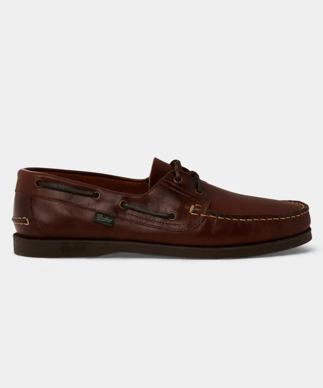 Paraboot Barth Leather Boat Shoe sold by Todd Snyder