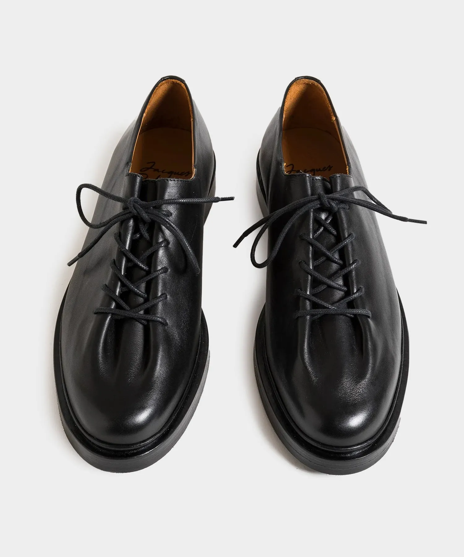 Jacques Solovière Edouard Lace-Up Dress Shoe in Black Calf sold by Todd Snyder product image thumbnail 2