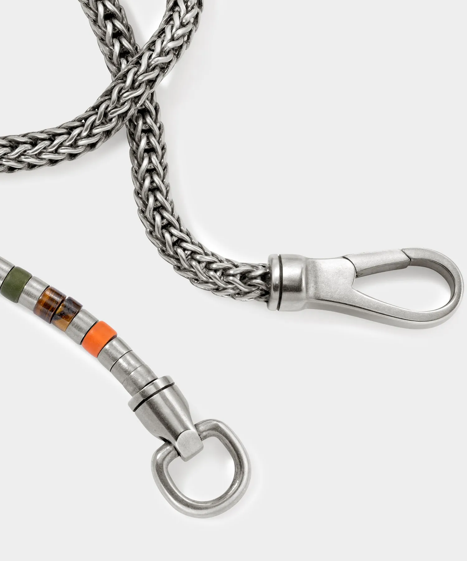 Todd Snyder x John Hardy Heishi Silver Double Wrap Bracelet sold by Todd Snyder product image thumbnail 5