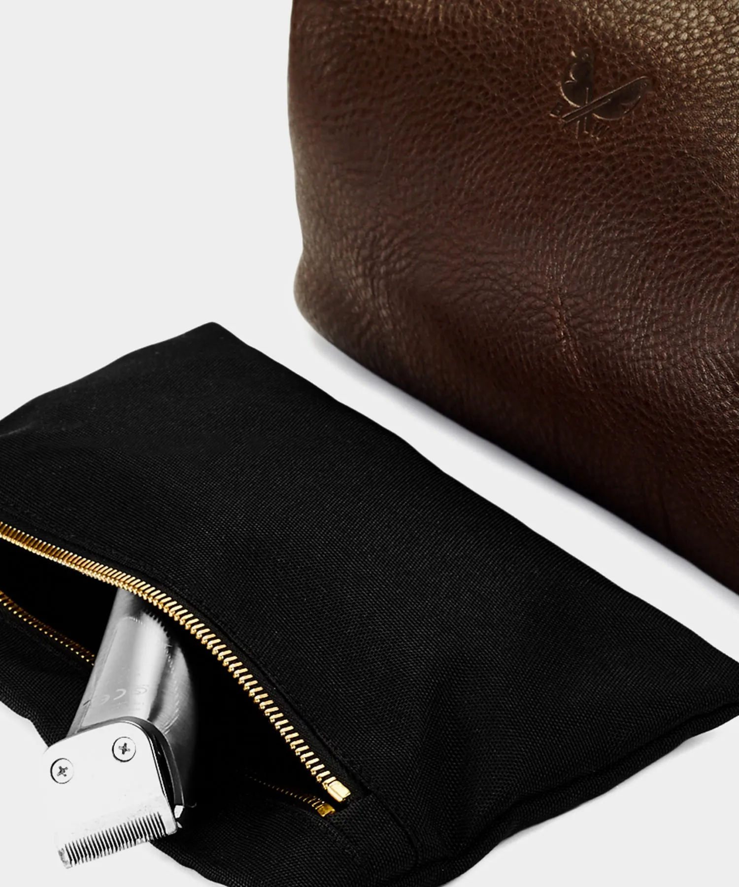 Bennett Winch Leather Washbag sold by Todd Snyder product image thumbnail 5