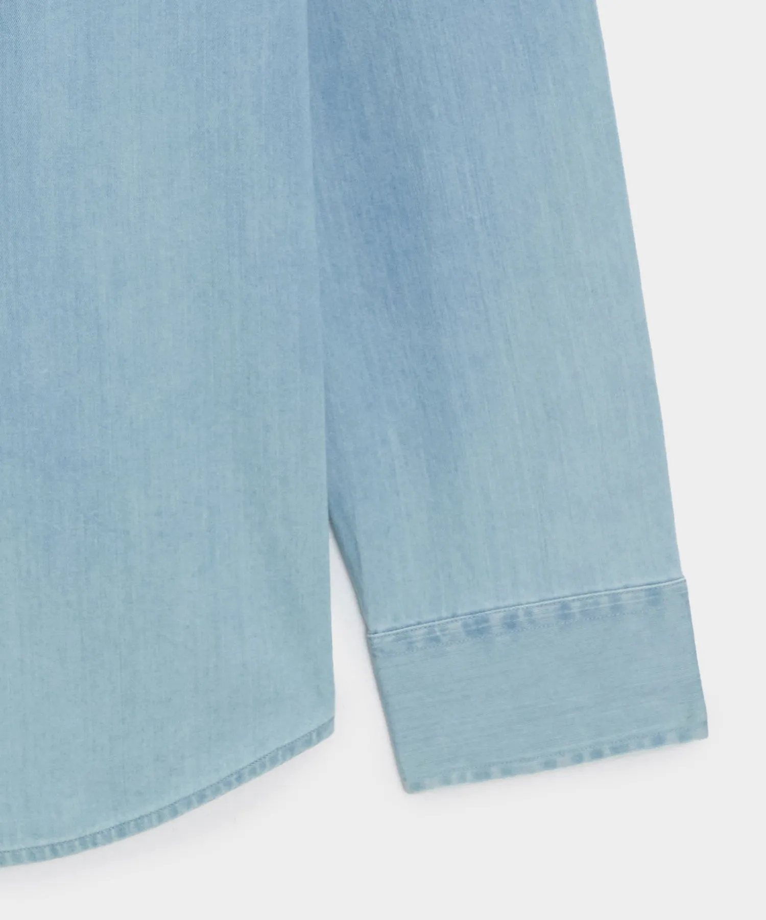 Chambray Spread Collar Dress Shirt sold by Todd Snyder product image thumbnail 4