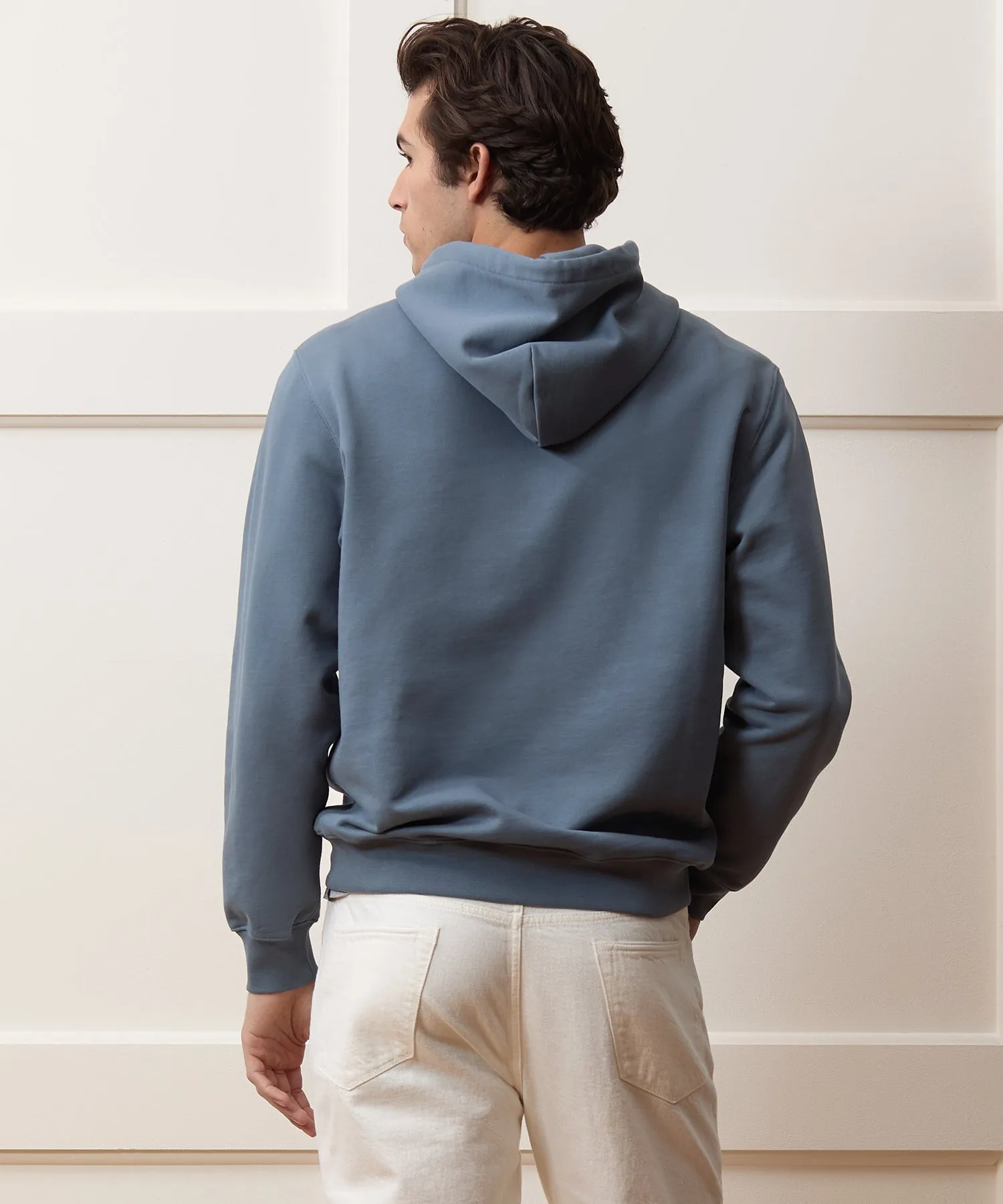 Portuguese Terry Popover Hoodie sold by Todd Snyder product image thumbnail 5