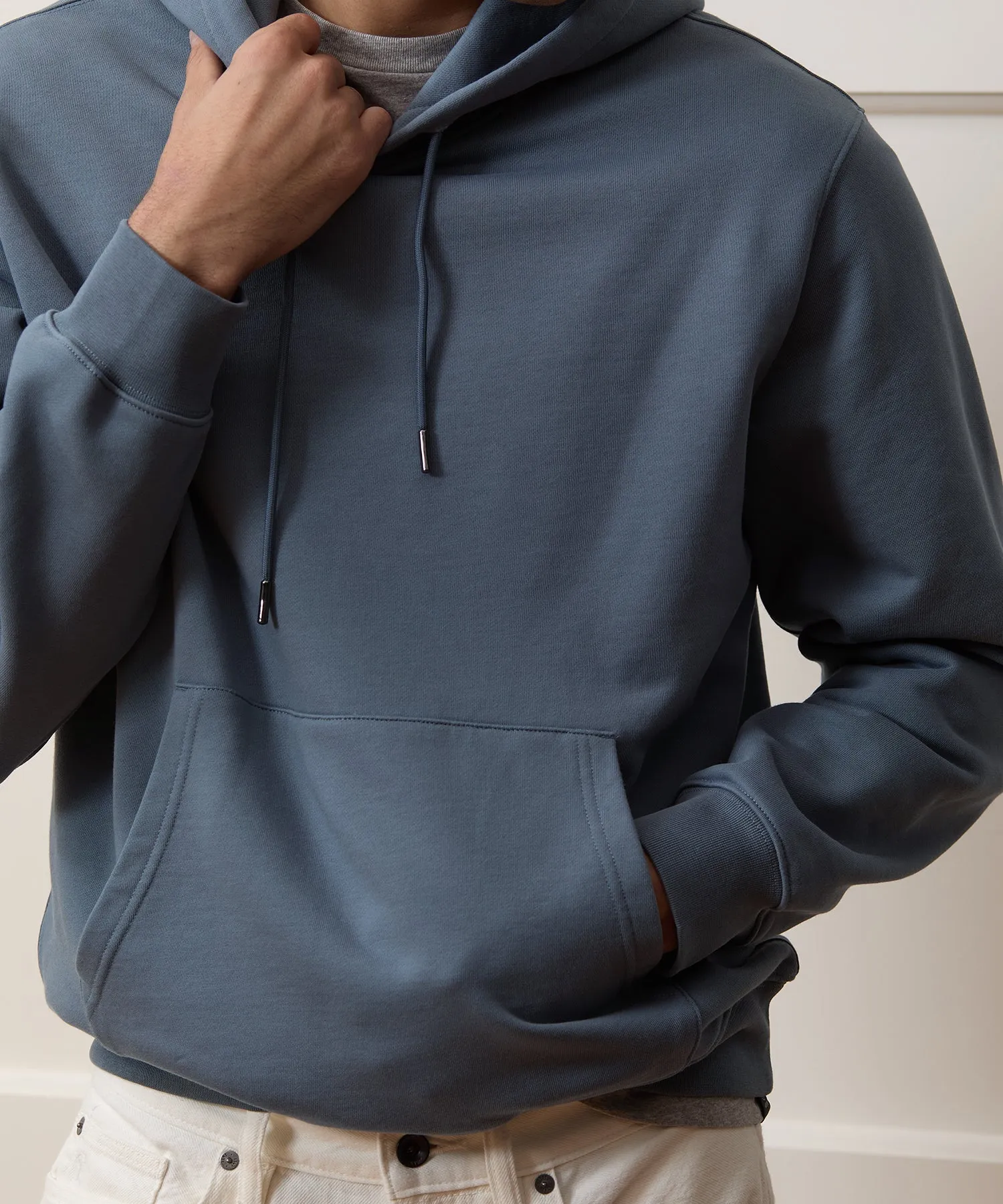 Portuguese Terry Popover Hoodie sold by Todd Snyder product image thumbnail 4