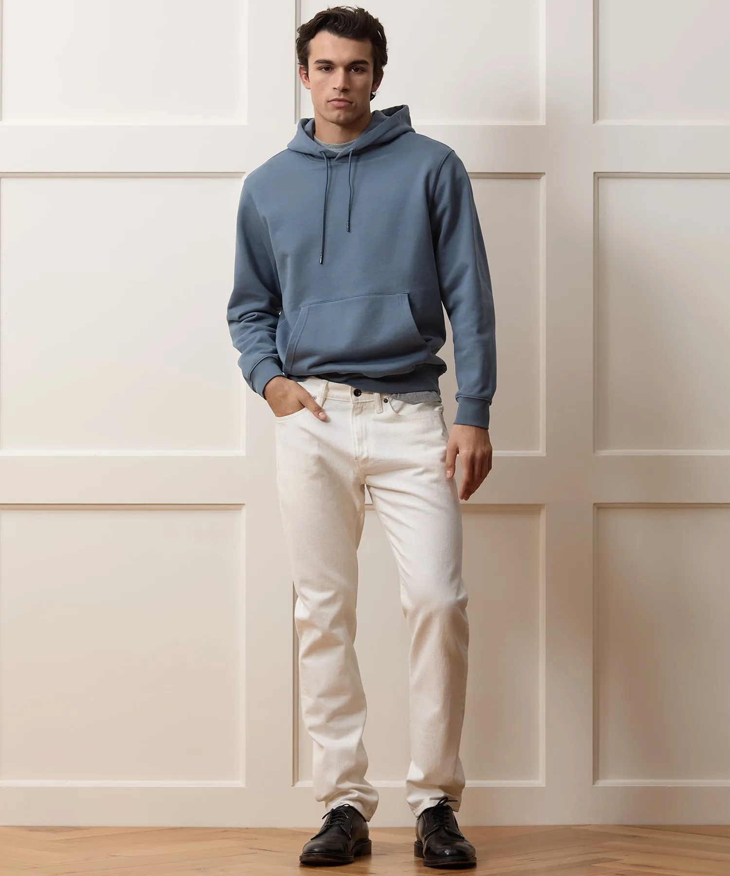 Portuguese Terry Popover Hoodie sold by Todd Snyder product image thumbnail 3