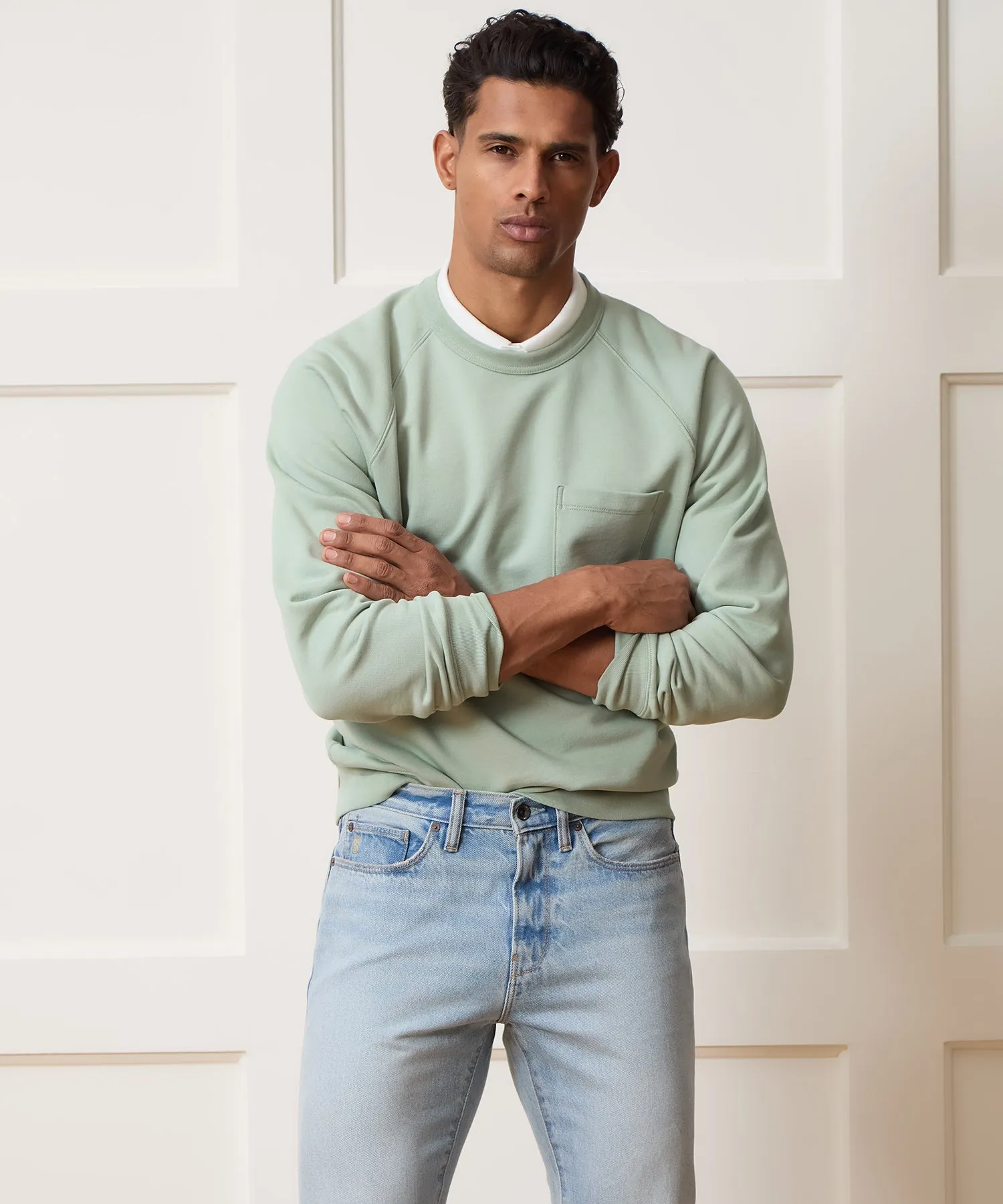 Portuguese Terry Pocket Sweatshirt sold by Todd Snyder product image thumbnail 2