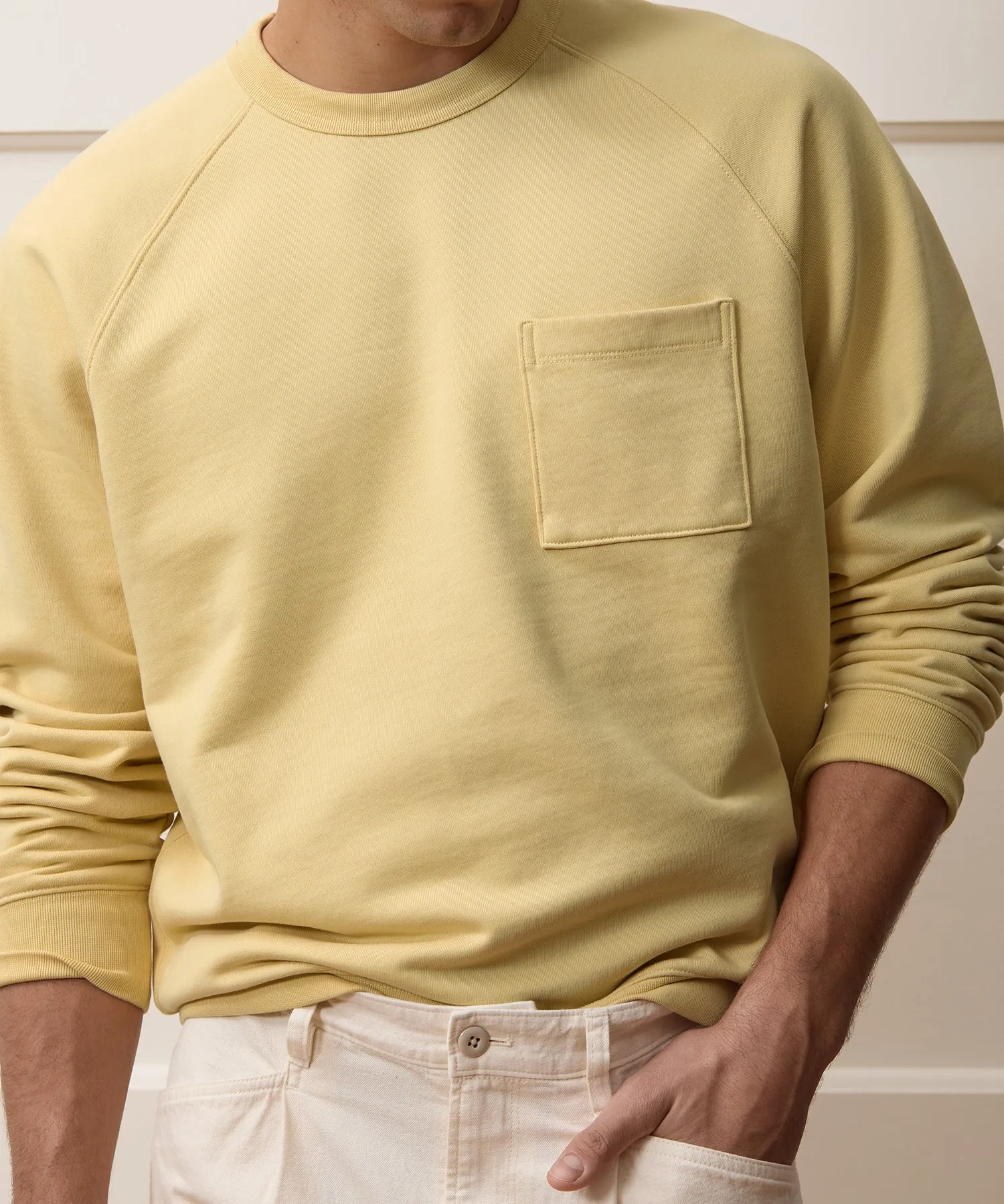 Portuguese Terry Pocket Sweatshirt sold by Todd Snyder product image thumbnail 4