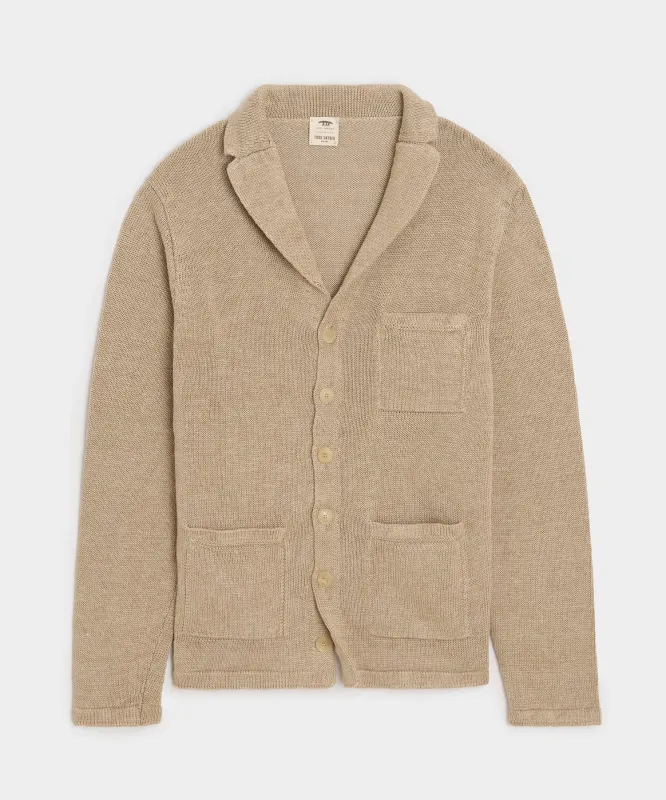 Inis Meáin Washed Linen Pub Jacket sold by Todd Snyder