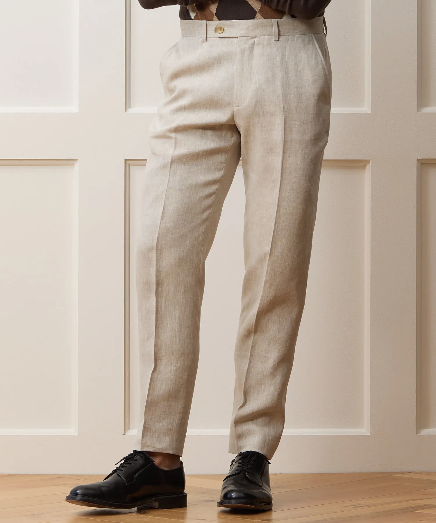Italian Linen Sutton Trouser sold by Todd Snyder product image thumbnail 2