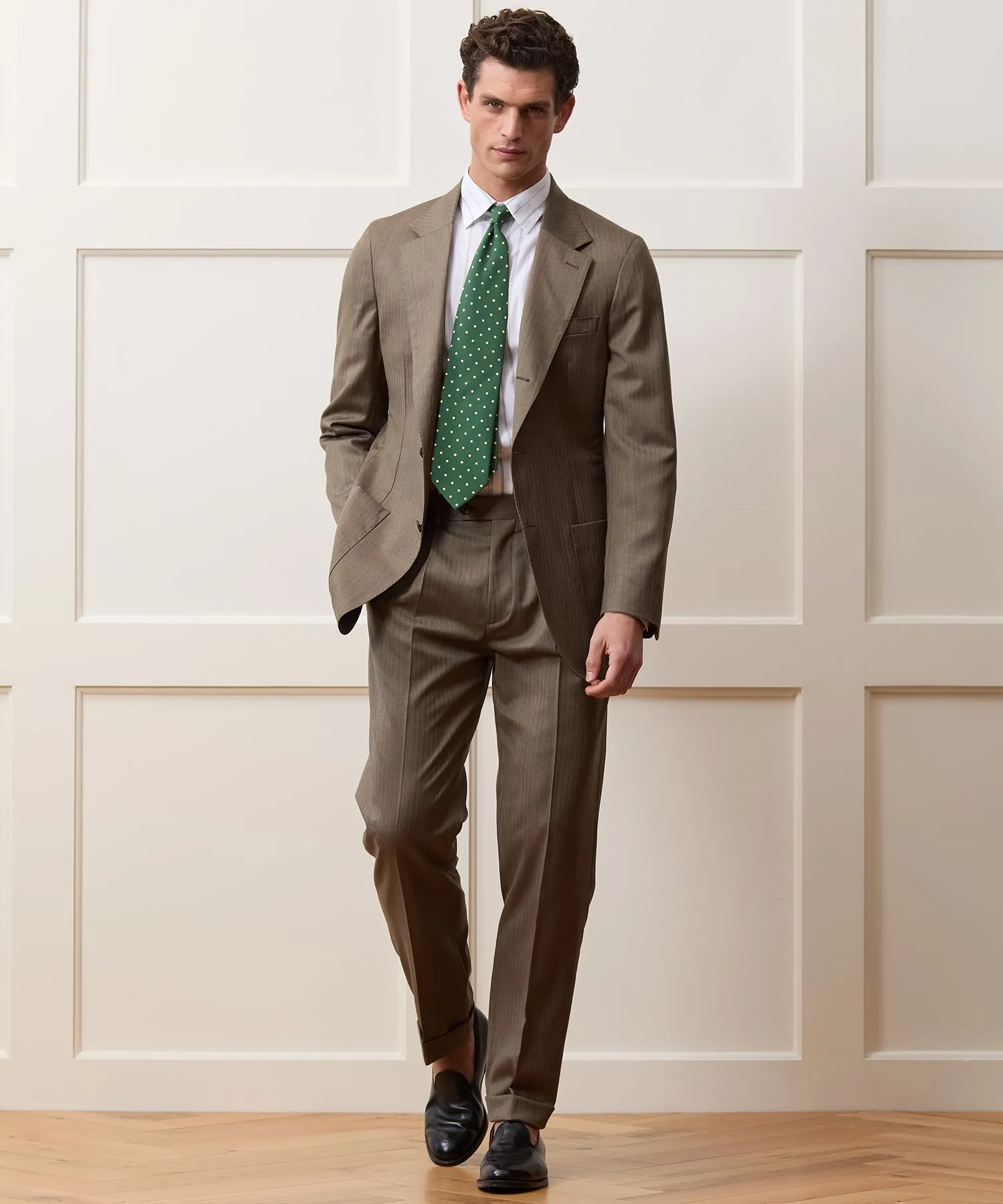 Italian Wool Herringbone Madison Trouser sold by Todd Snyder product image thumbnail 4