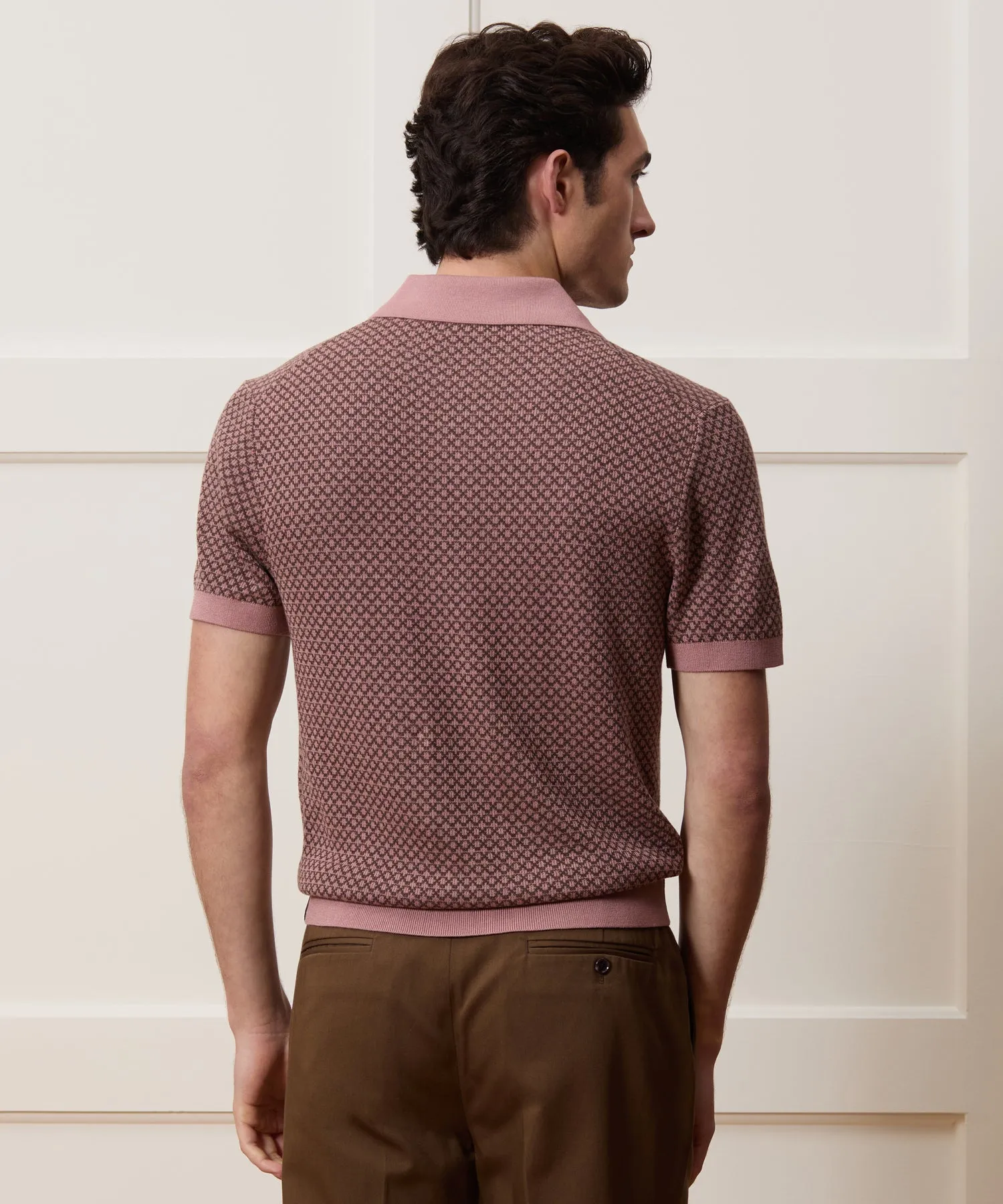 Silk-Cotton Sweater Polo sold by Todd Snyder product image thumbnail 5