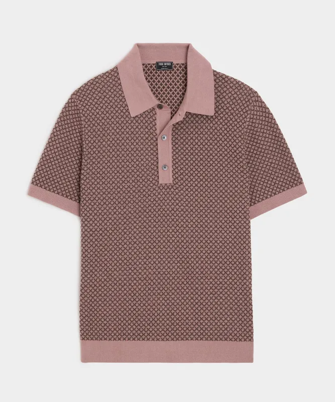 Silk-Cotton Sweater Polo sold by Todd Snyder