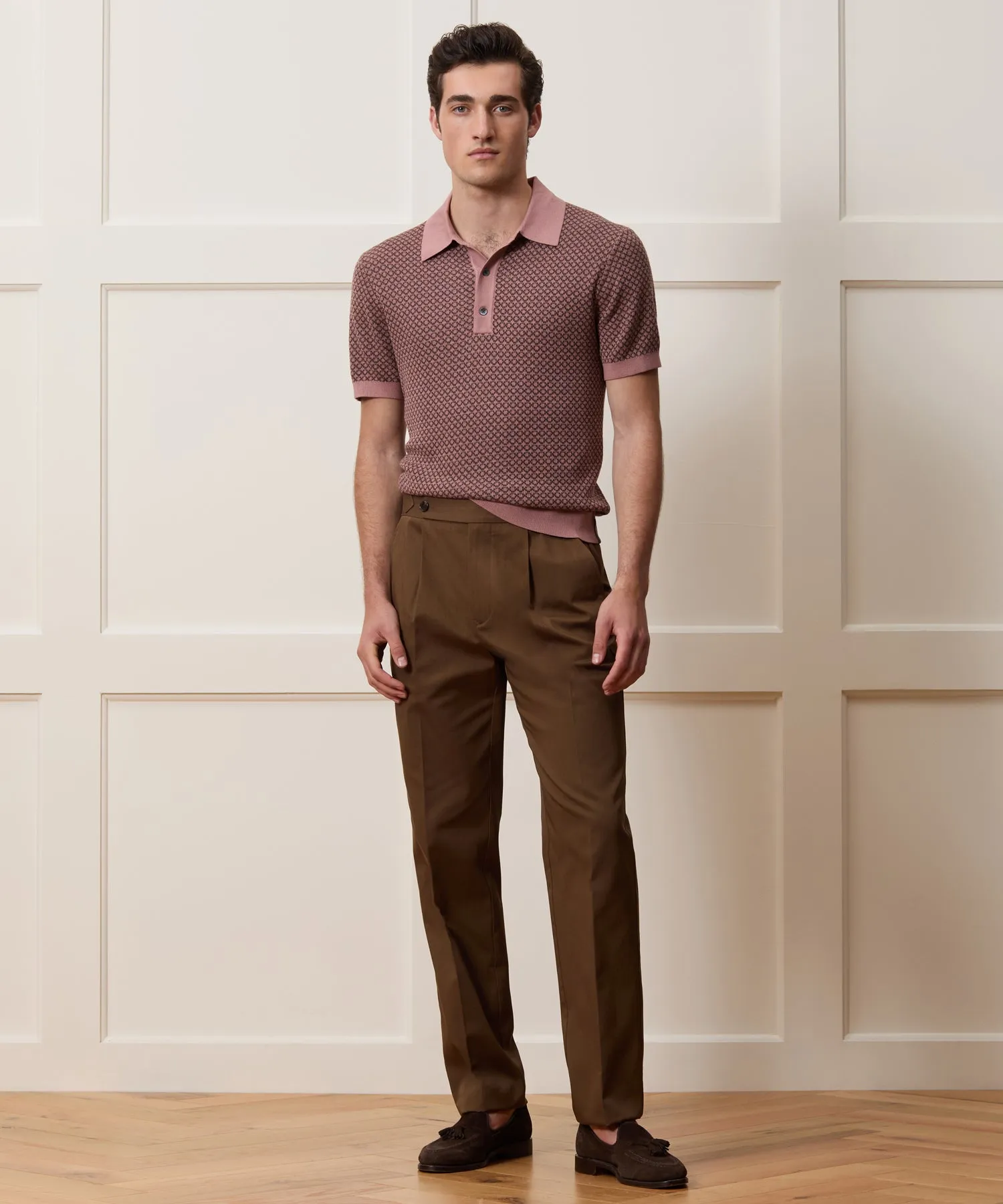 Silk-Cotton Sweater Polo sold by Todd Snyder product image thumbnail 3