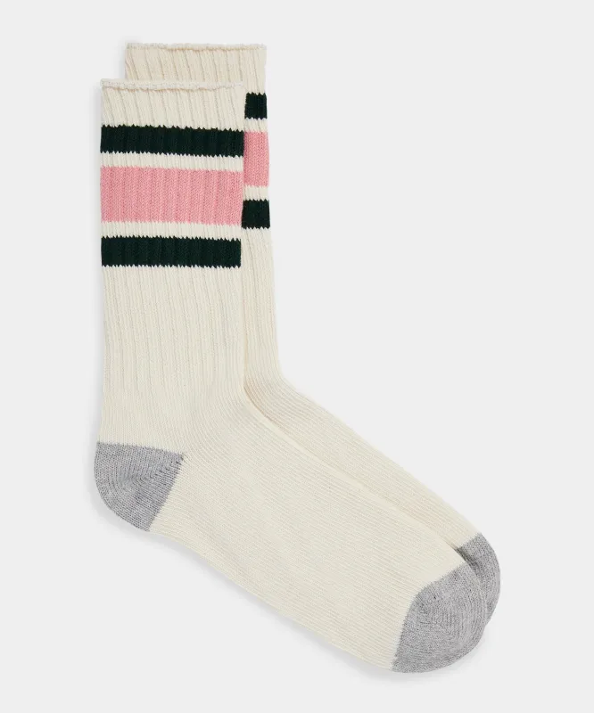 Striped Athletic Sock made by Todd Snyder
