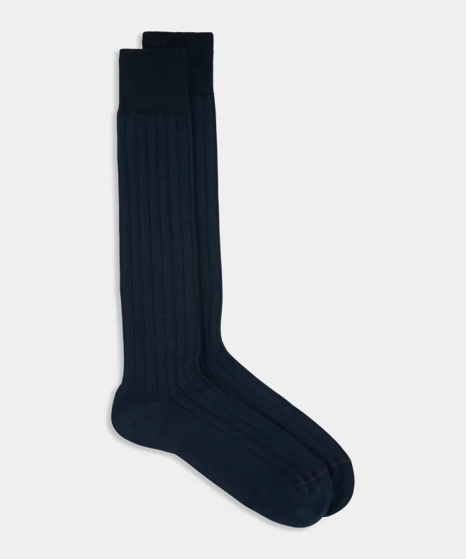 Cotton Dress Sock made by Todd Snyder