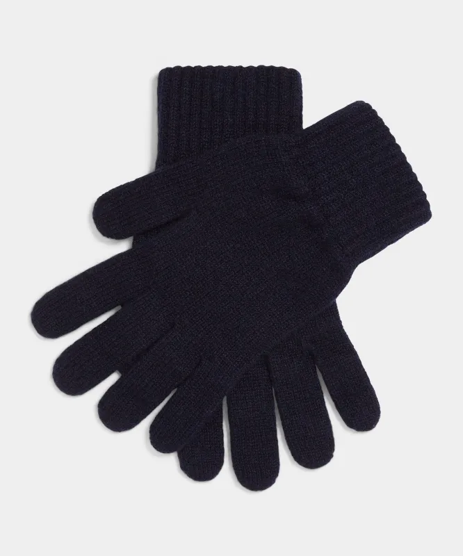 Joshua Ellis Rib Knit Cashmere Glove sold by Todd Snyder