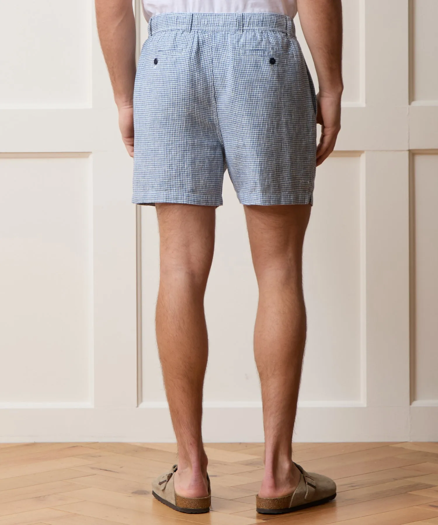 5" Linen Beachcomber Short sold by Todd Snyder product image thumbnail 5