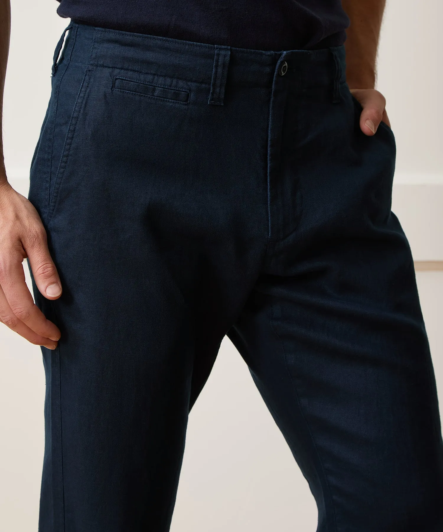 Straight Fit Linen Favorite Pant sold by Todd Snyder product image thumbnail 4