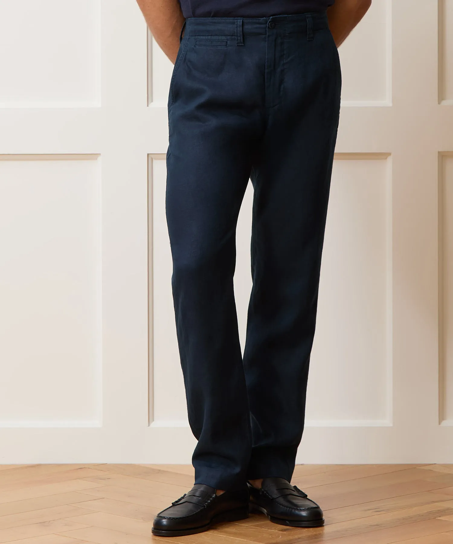 Straight Fit Linen Favorite Pant sold by Todd Snyder product image thumbnail 2