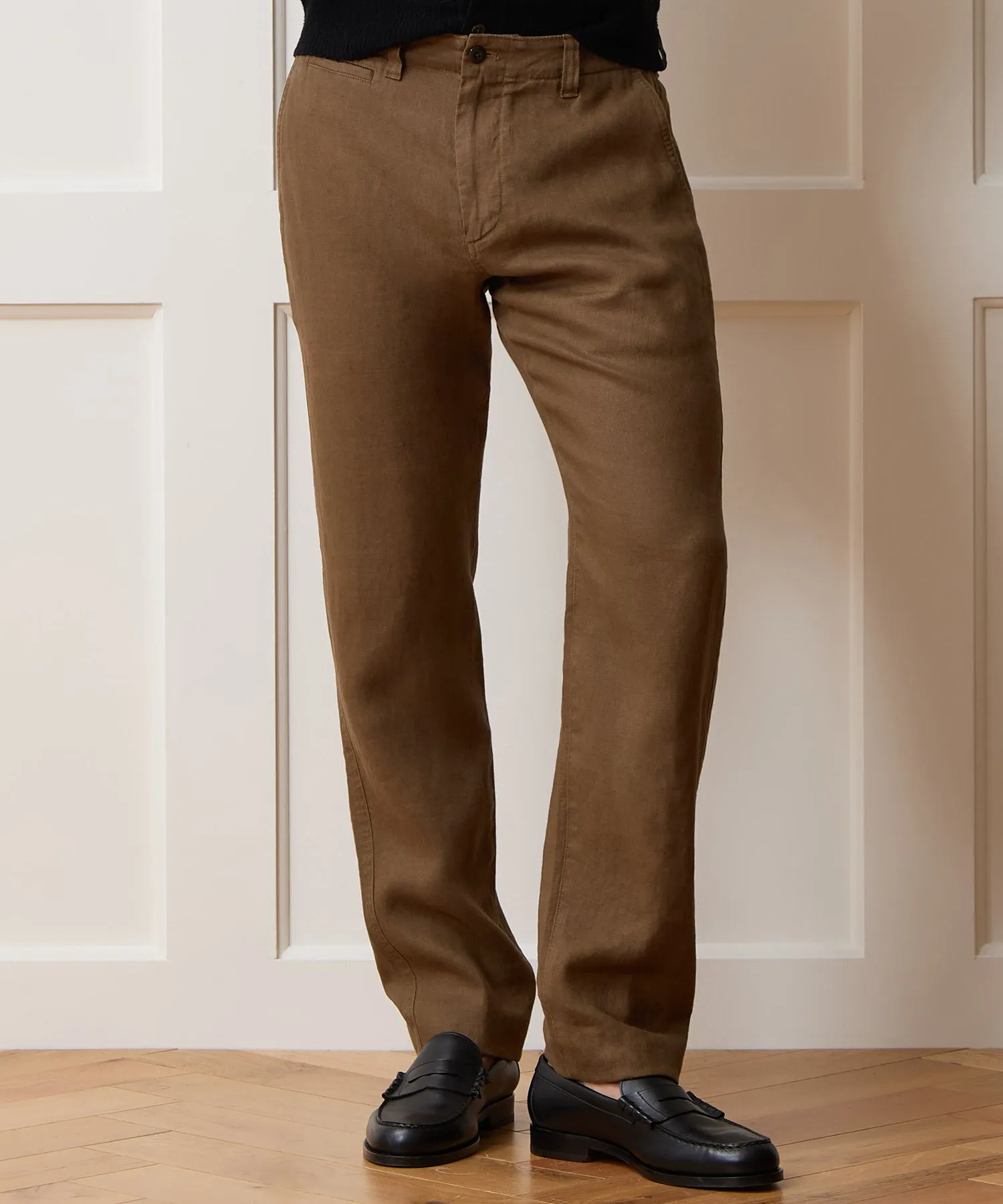 Straight Fit Linen Favorite Pant sold by Todd Snyder product image thumbnail 2