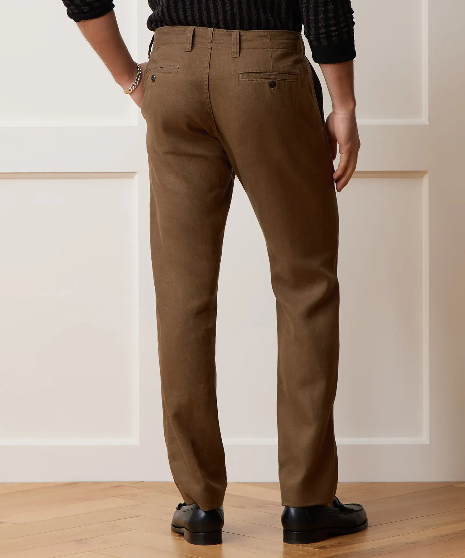 Straight Fit Linen Favorite Pant sold by Todd Snyder product image thumbnail 5