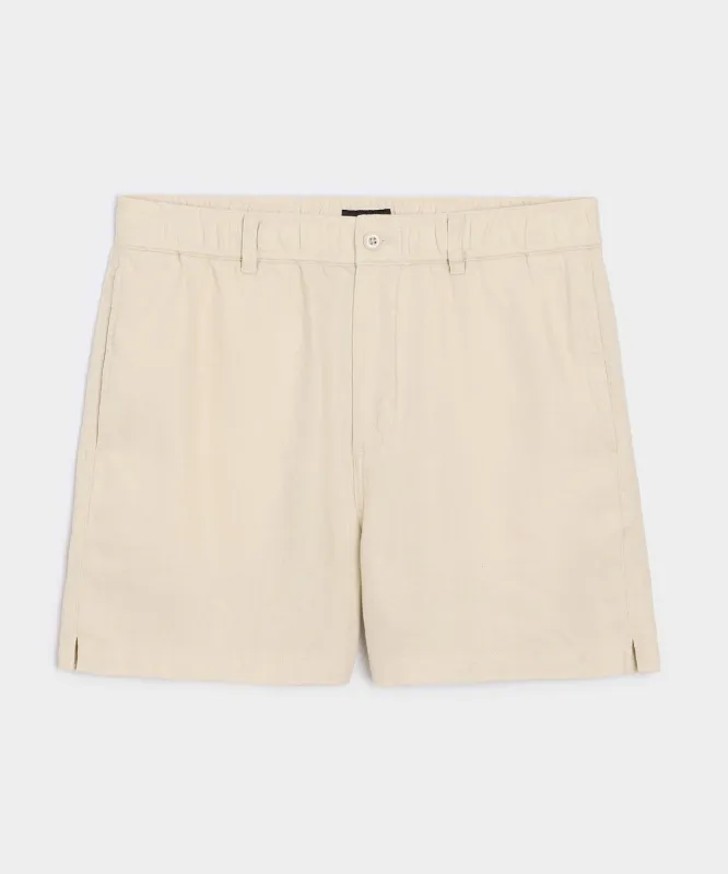 5" Linen Beachcomber Short sold by Todd Snyder