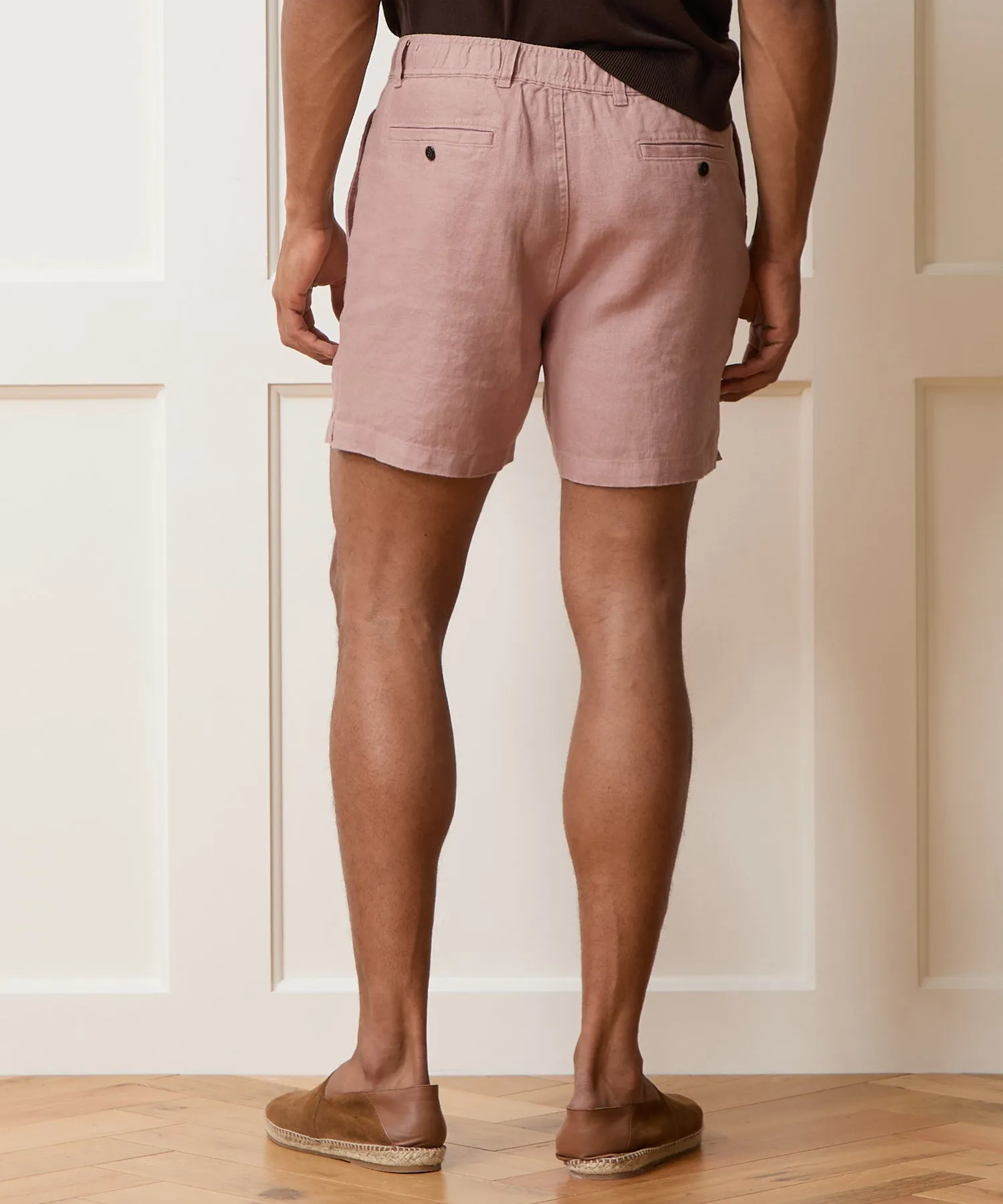 5" Linen Beachcomber Short sold by Todd Snyder product image thumbnail 5