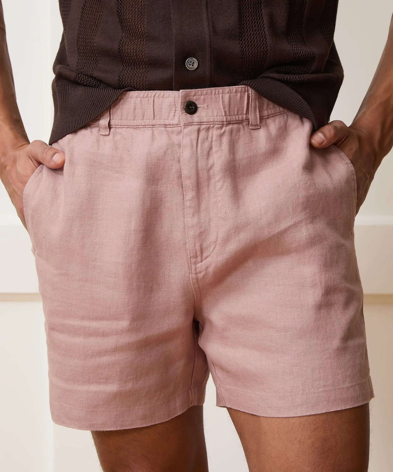 5" Linen Beachcomber Short sold by Todd Snyder product image thumbnail 4
