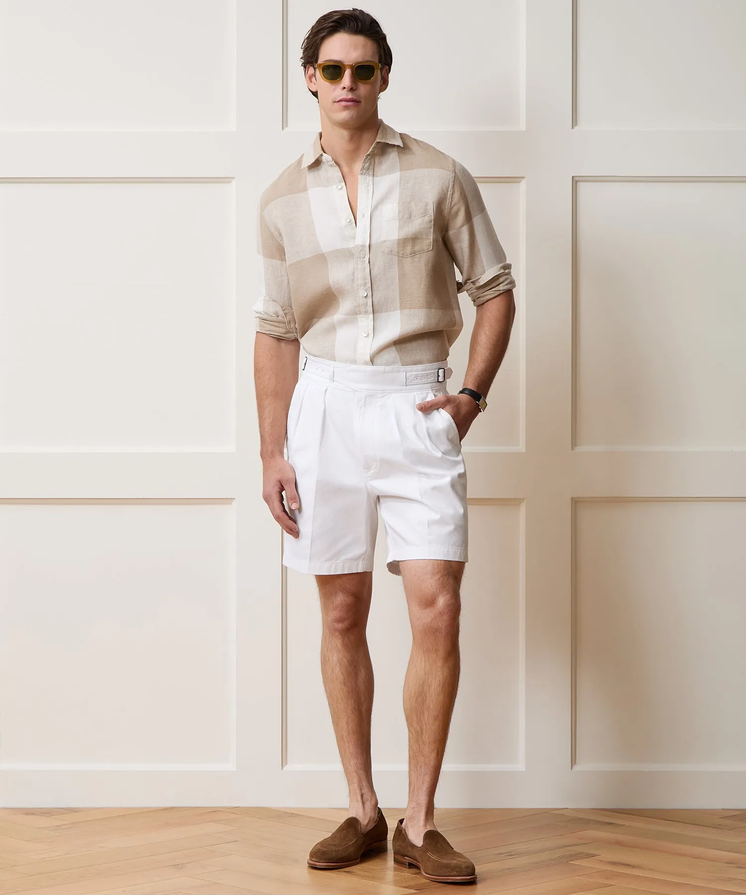 7" Cotton Gurkha Short sold by Todd Snyder product image thumbnail 3