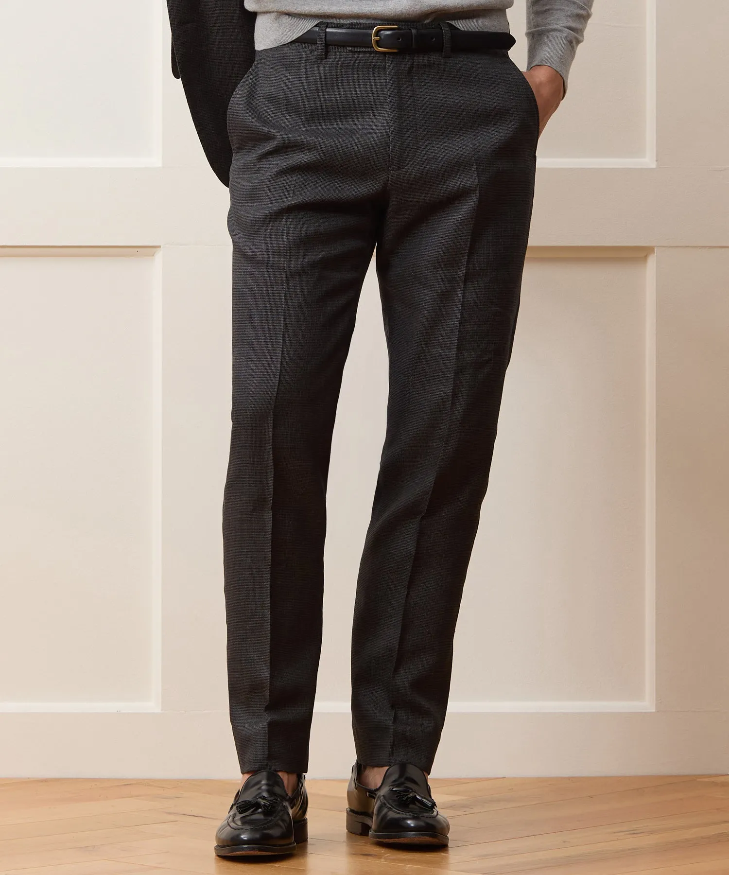 Italian Cotton-Linen Sutton Trouser sold by Todd Snyder product image thumbnail 2