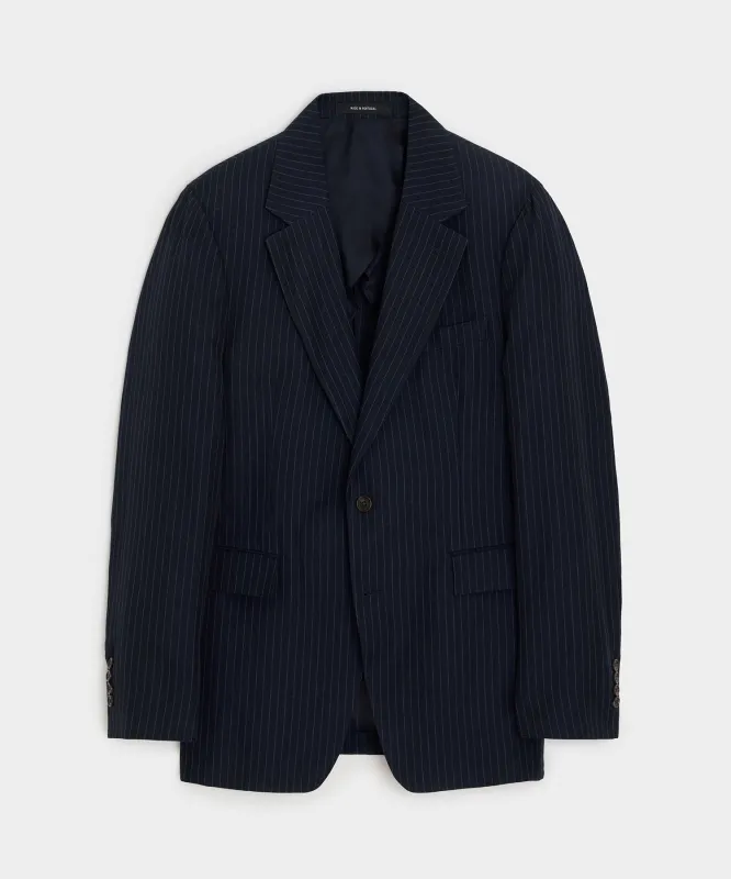 Italian Cotton-Linen Pinstripe Sutton Jacket sold by Todd Snyder