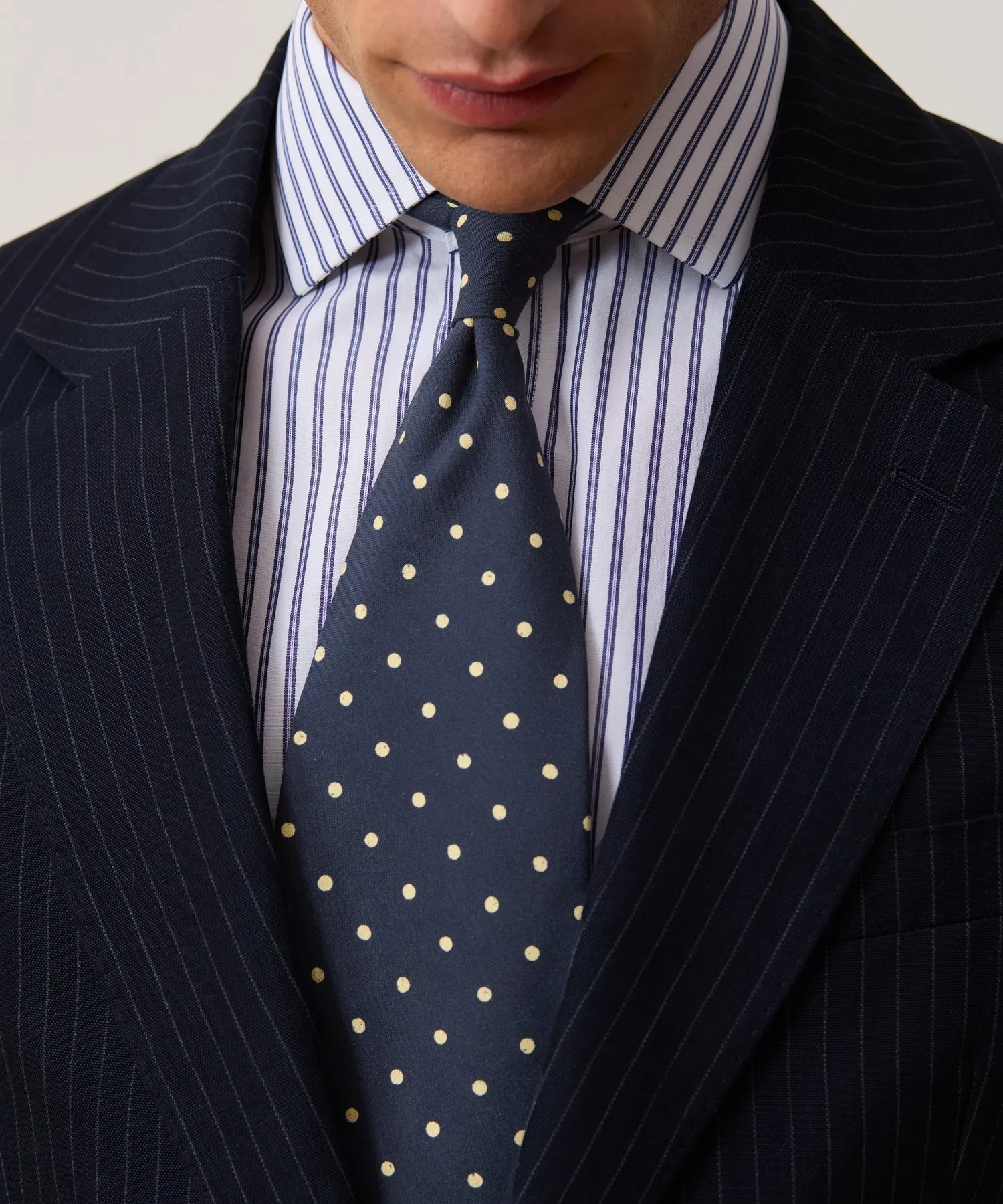 Italian Cotton-Linen Pinstripe Sutton Jacket sold by Todd Snyder product image thumbnail 4