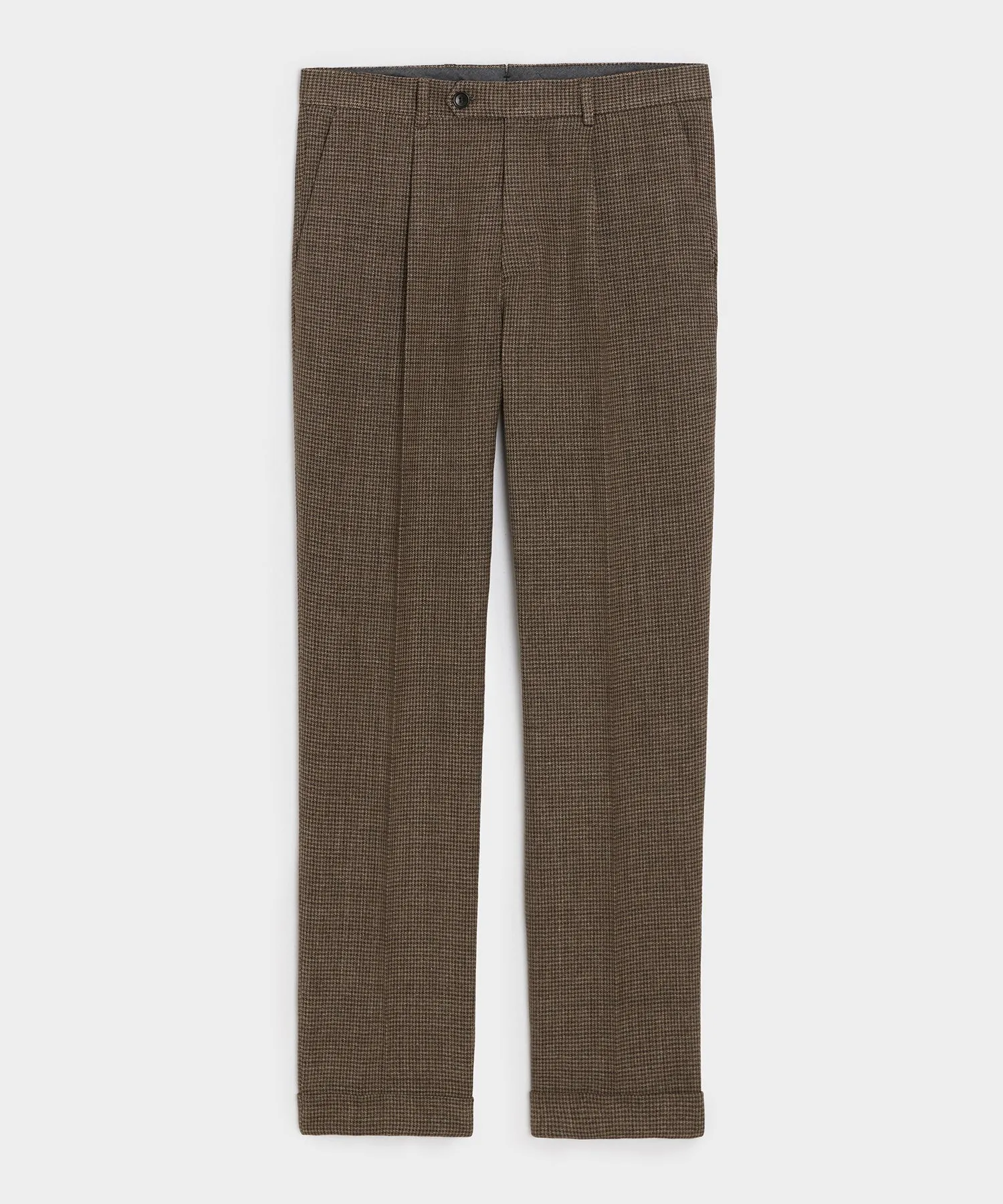 Italian Linen Houndstooth Madison Trouser sold by Todd Snyder
