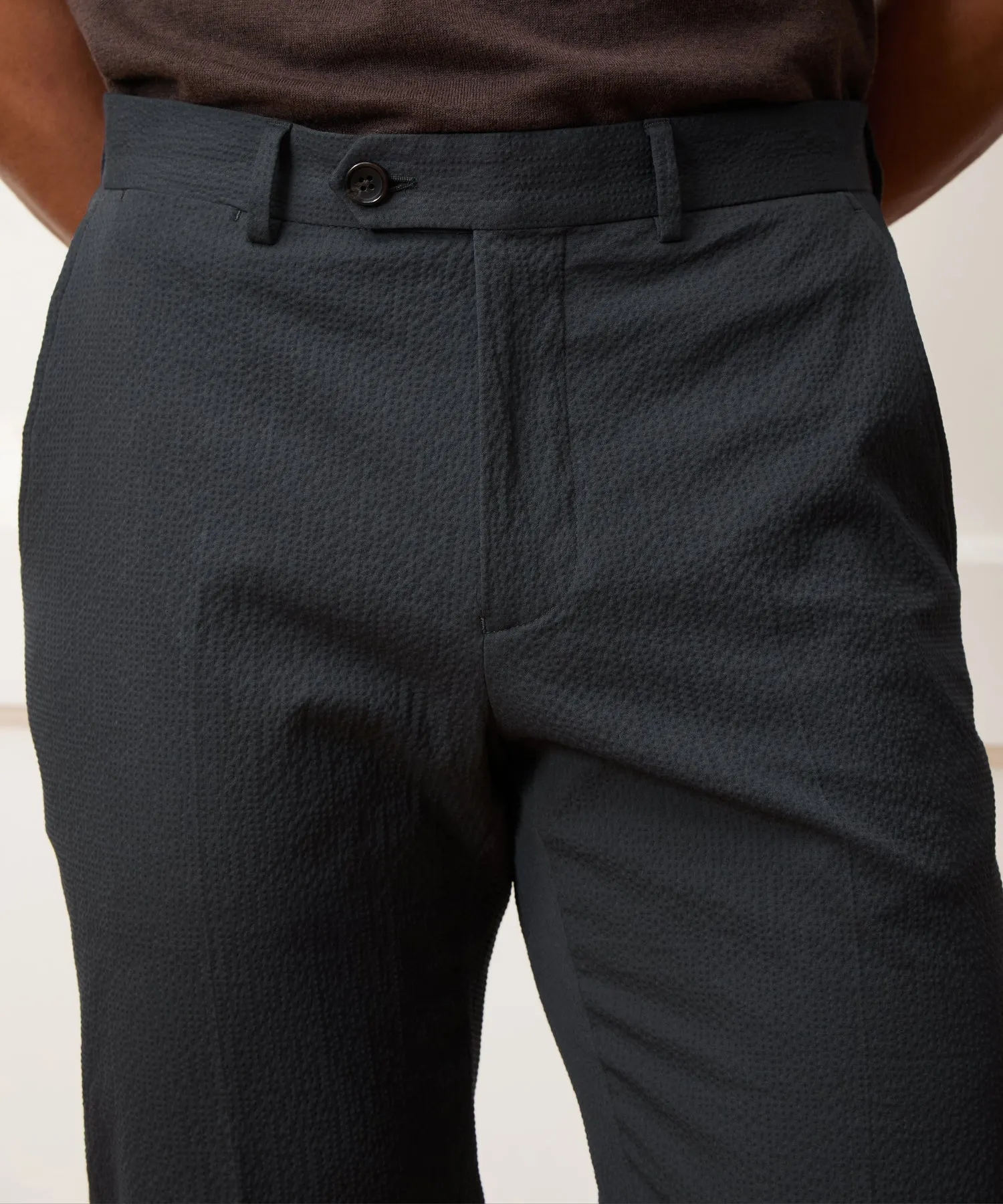 Italian Seersucker Sutton Trouser sold by Todd Snyder product image thumbnail 5