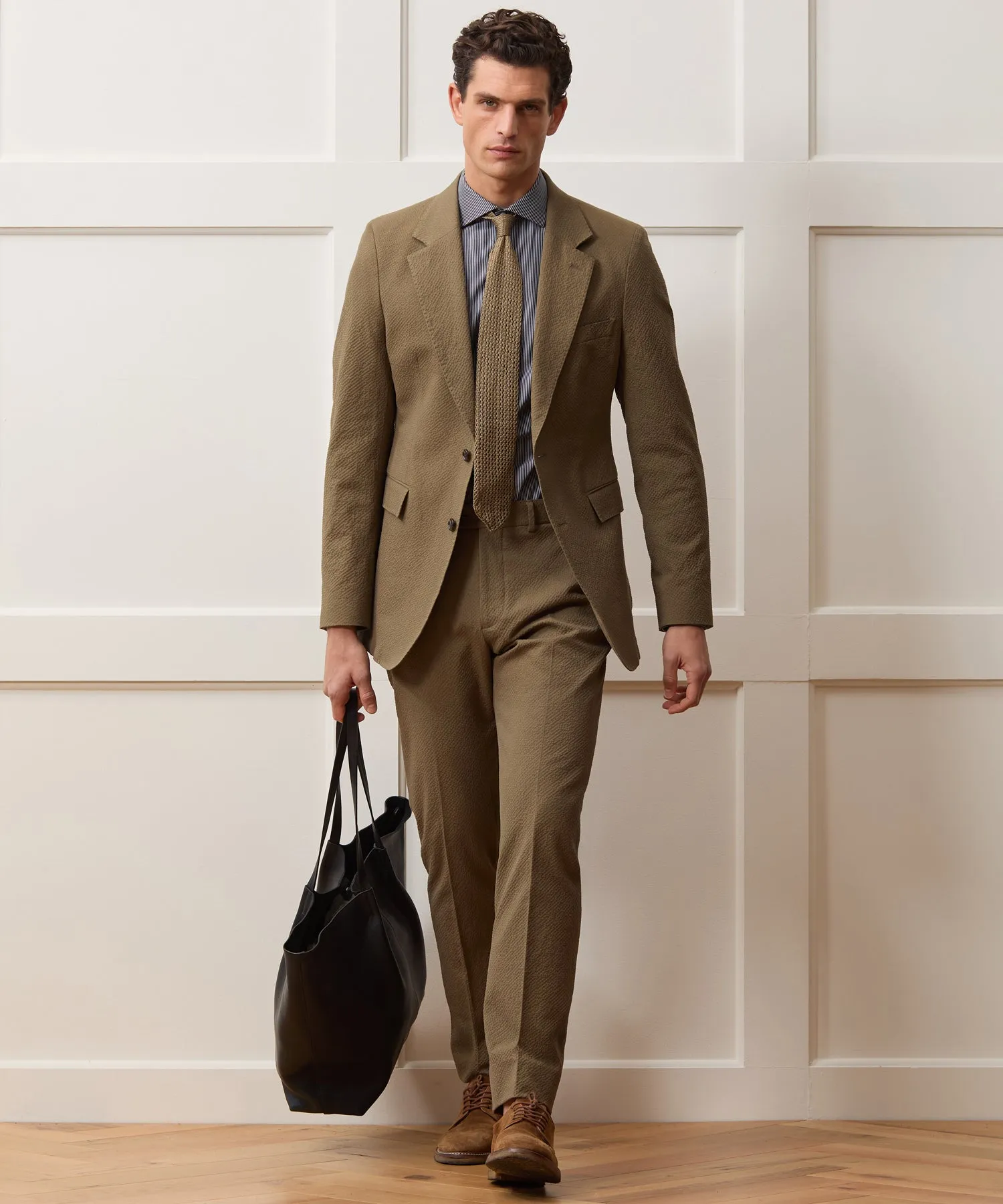 Italian Seersucker Sutton Trouser sold by Todd Snyder product image thumbnail 4