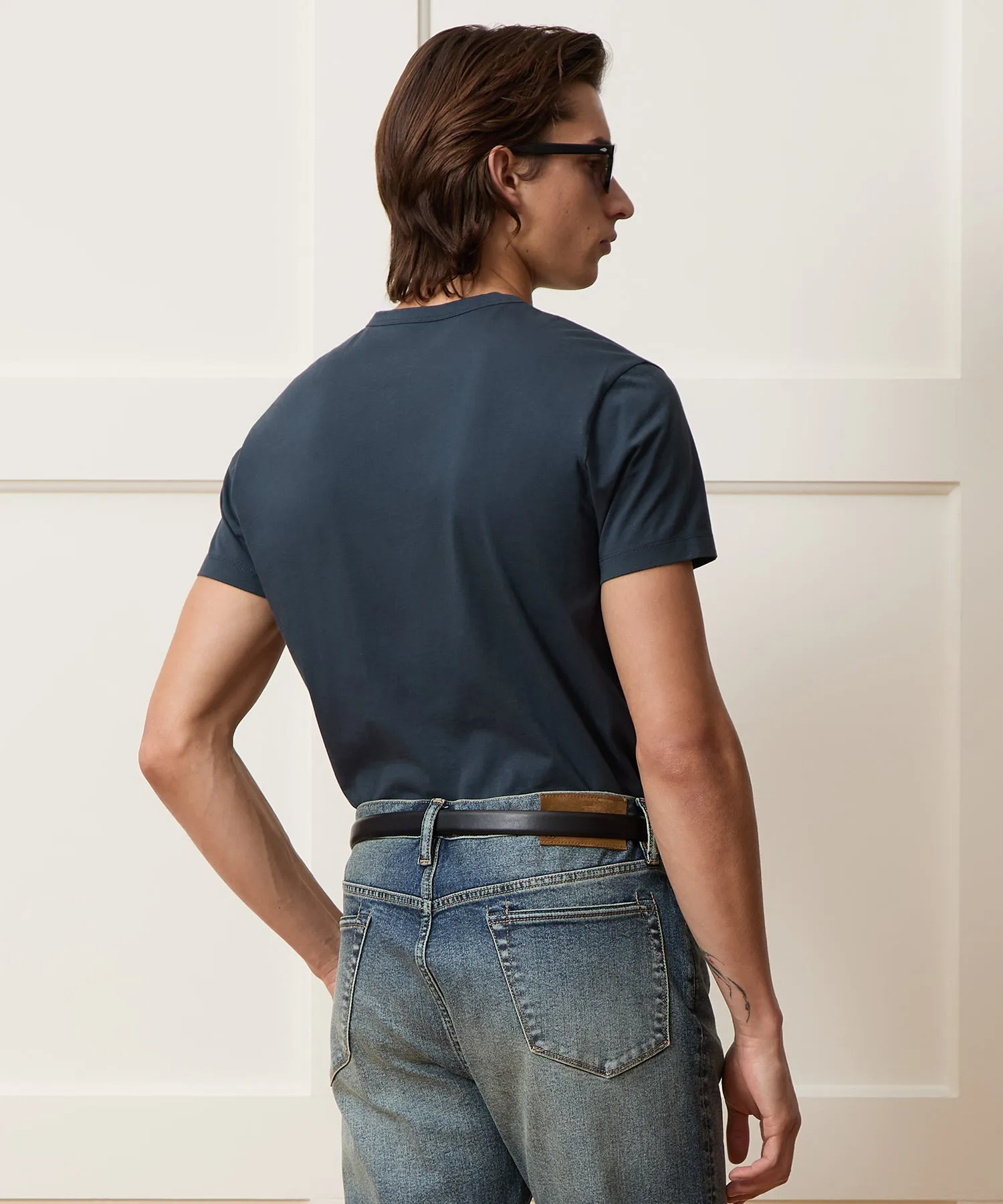 Portuguese Cotton Henley sold by Todd Snyder product image thumbnail 5