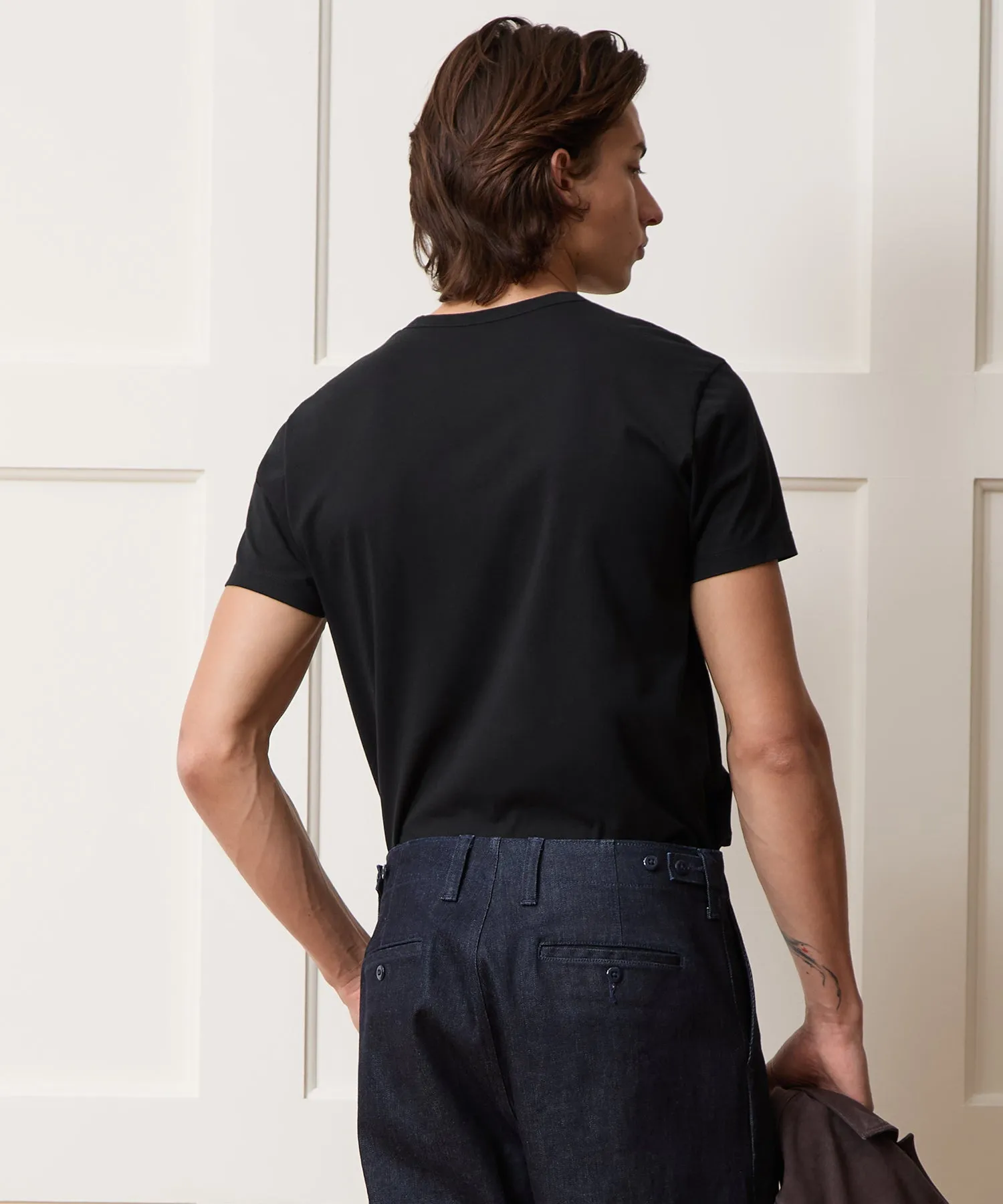 Portuguese Cotton Henley sold by Todd Snyder product image thumbnail 5