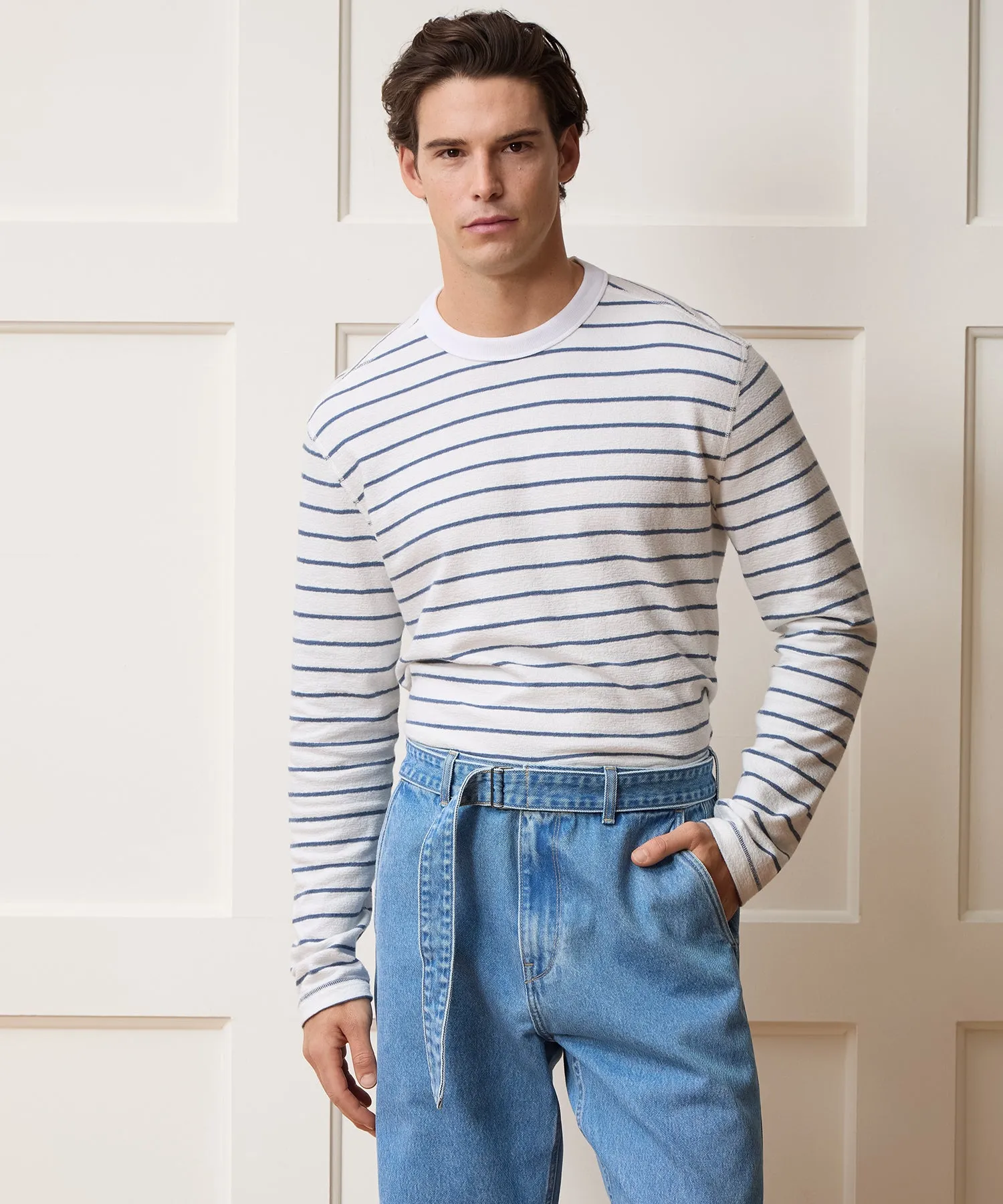 Lightweight Cotton Crewneck sold by Todd Snyder product image thumbnail 2