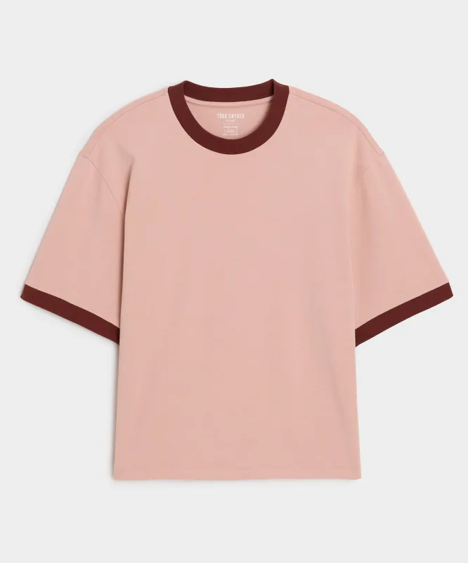 Cropped Portuguese Jersey Ringer Tee made by Todd Snyder